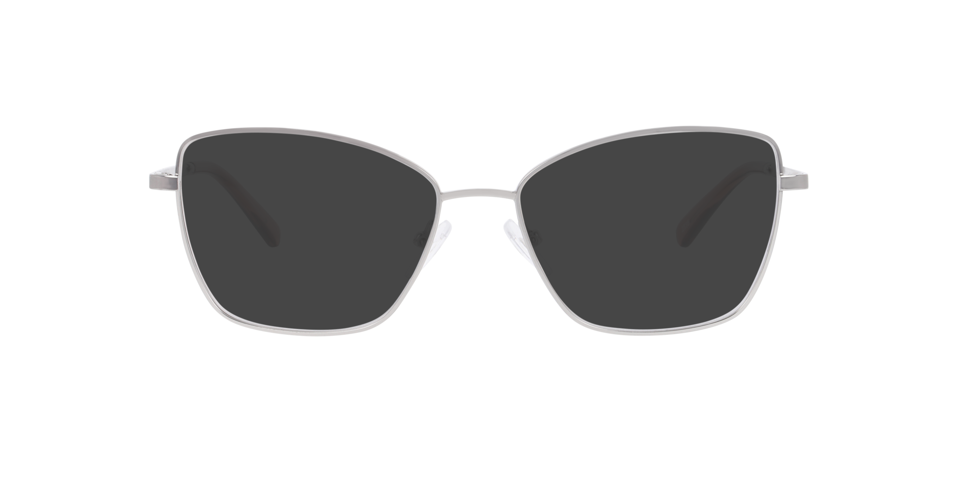 Nicole Silber MetallEyeglass Frames von B24, mit getönten Gläsern