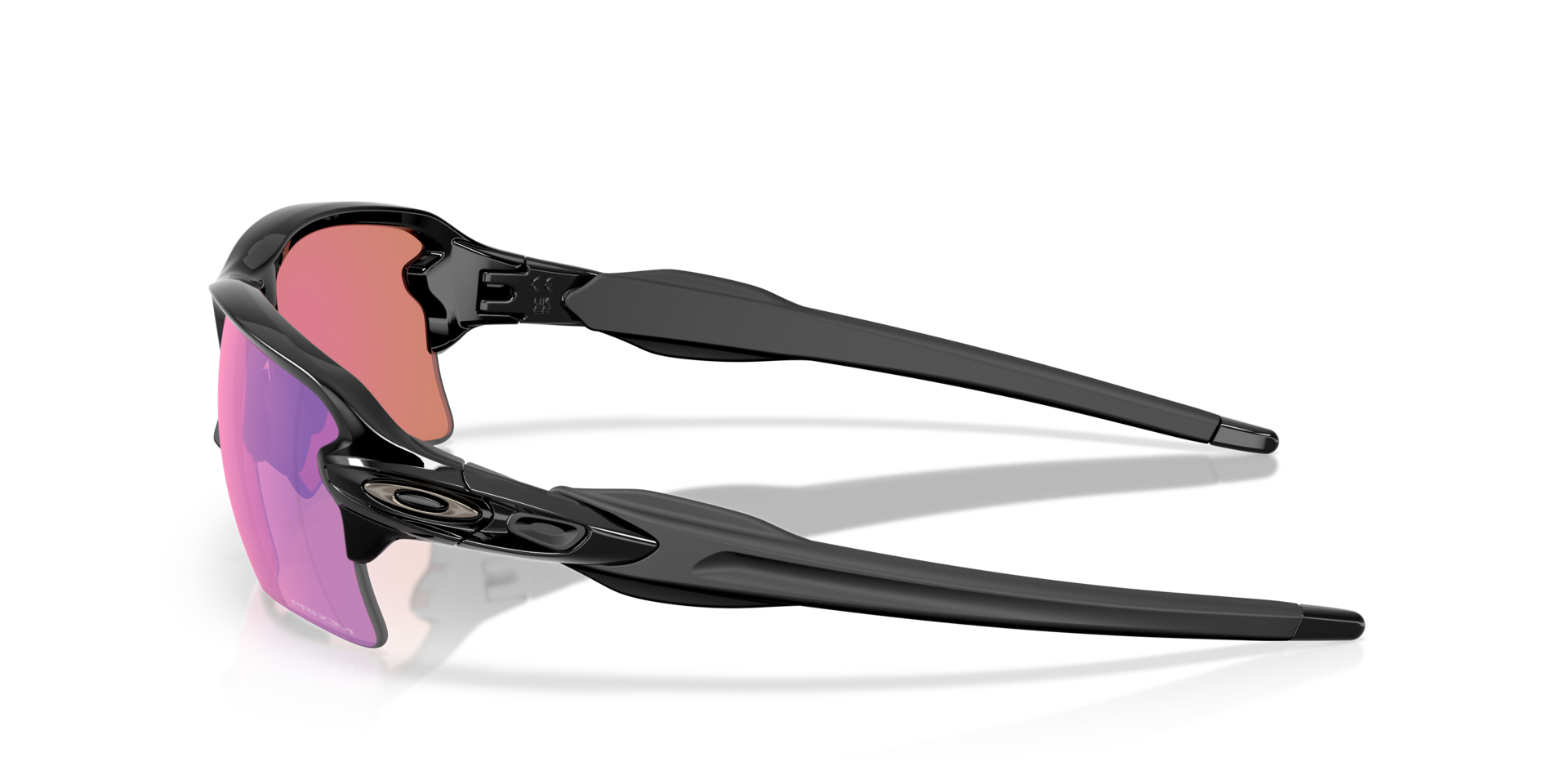 Flak® 2.0 XXL Schwarz glänzend KunststoffSunglass Frames von B24, Seitenansicht