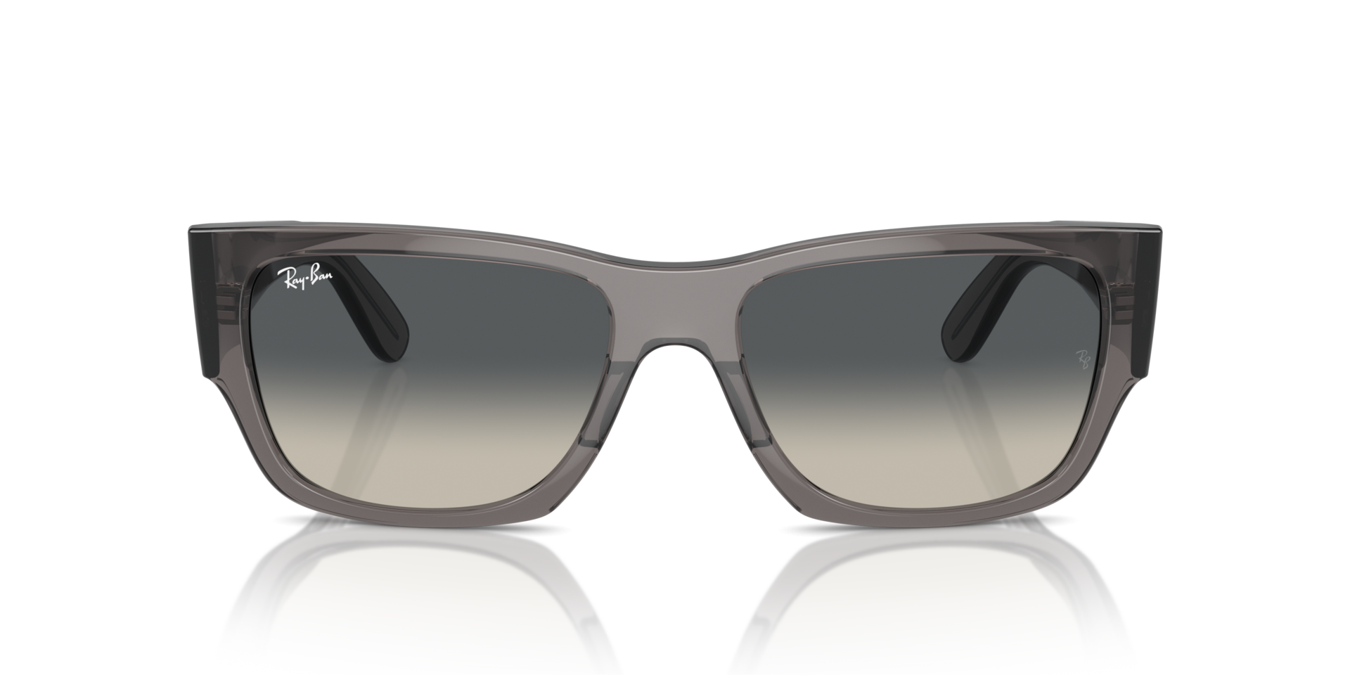 RB0947S Opaal donkergrijs KunststofSunglass Frames van B24, Vooraanzicht