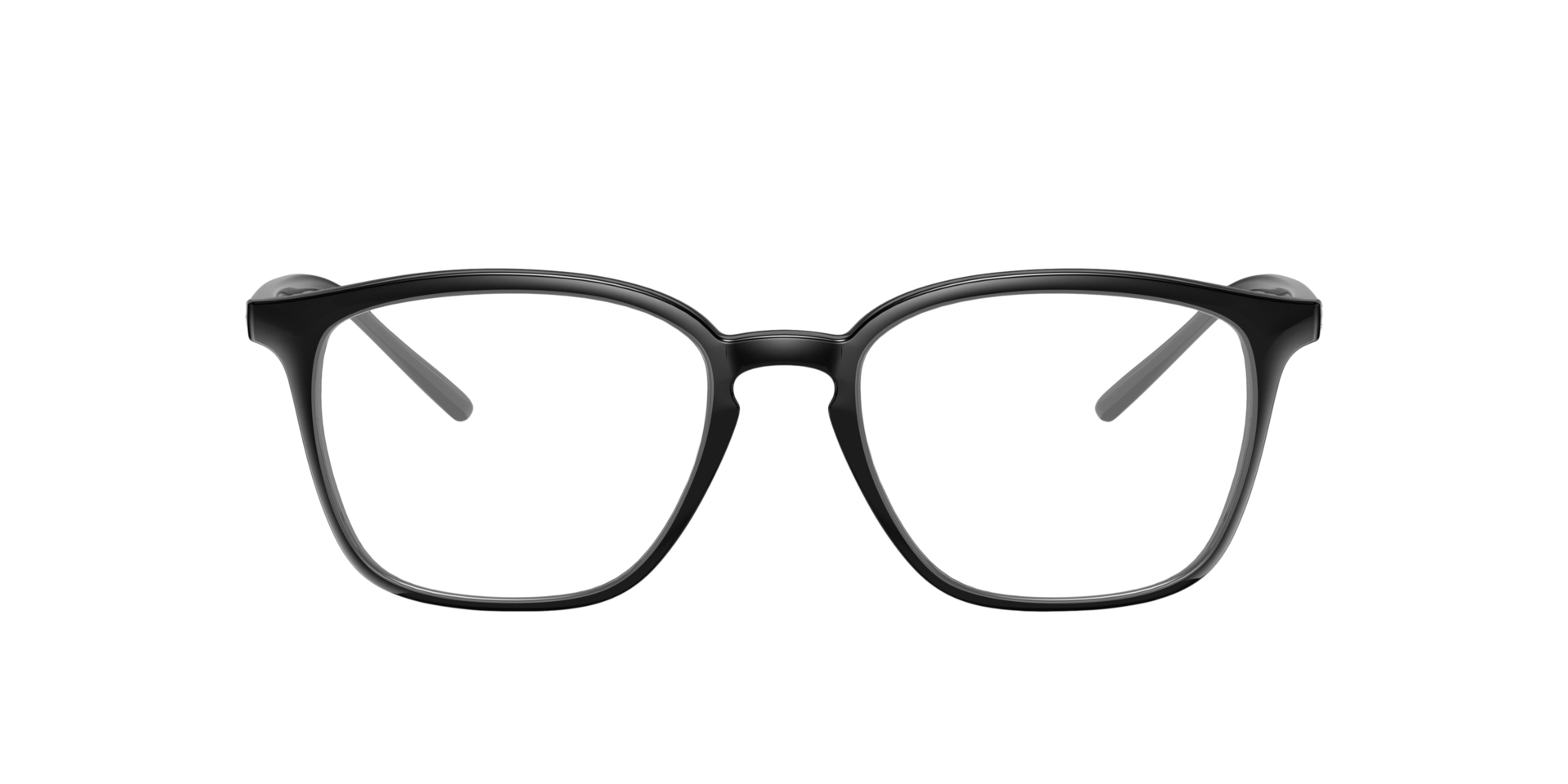 RB7185 Zwart KunststofEyeglass Frames van B24, Vooraanzicht