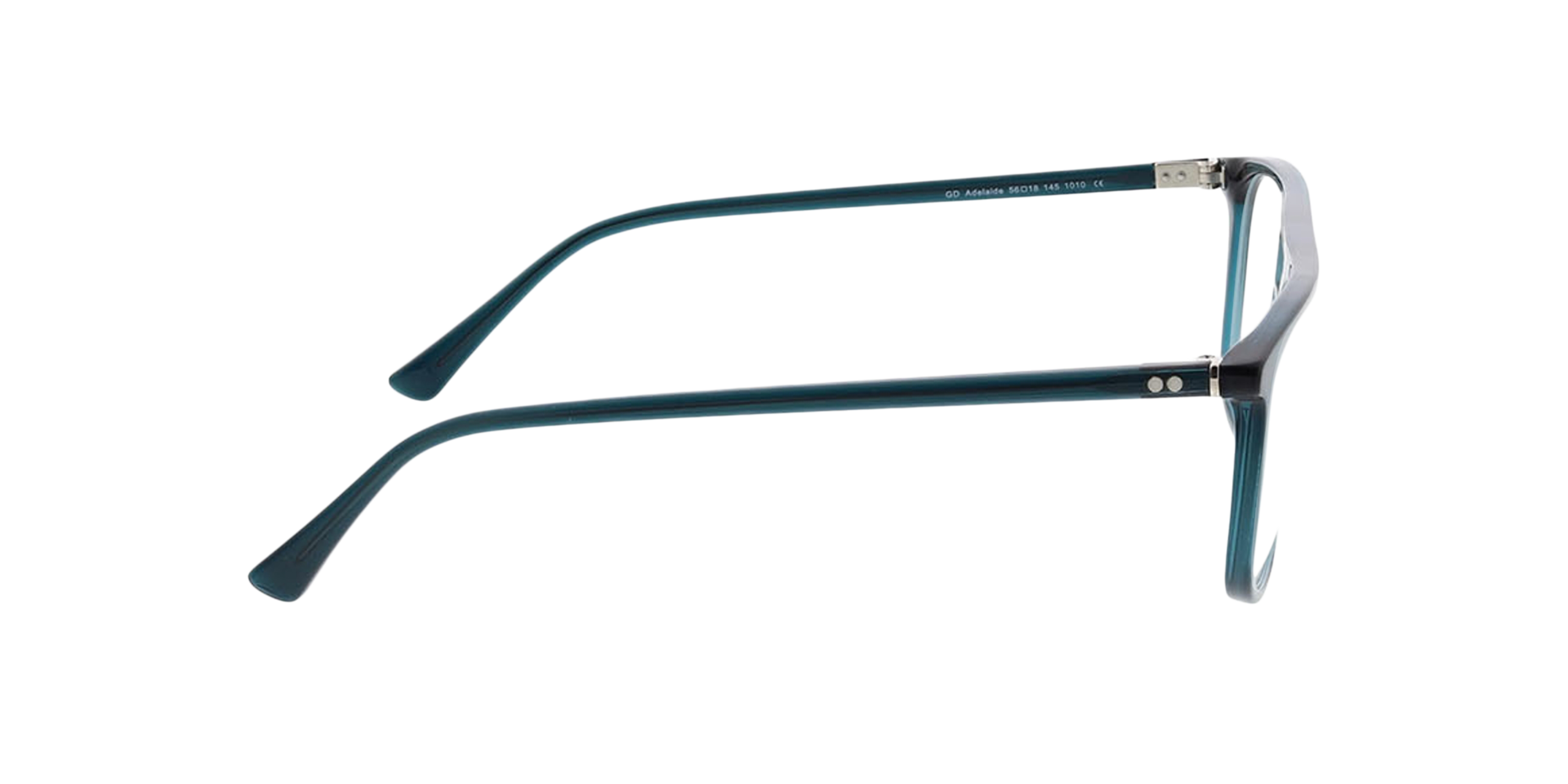 Adelaide Crystal Grün AcetatEyeglass Frames von B24, Seitenansicht