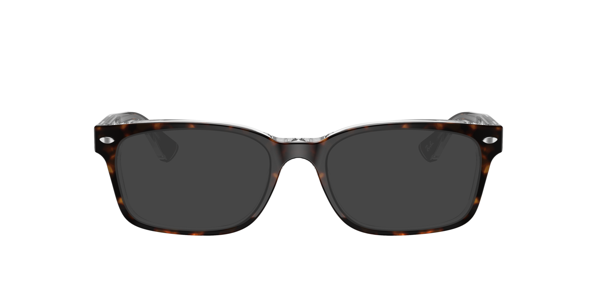 RB5286 Havana auf Transparent AcetatEyeglass Frames von B24, mit getönten Gläsern