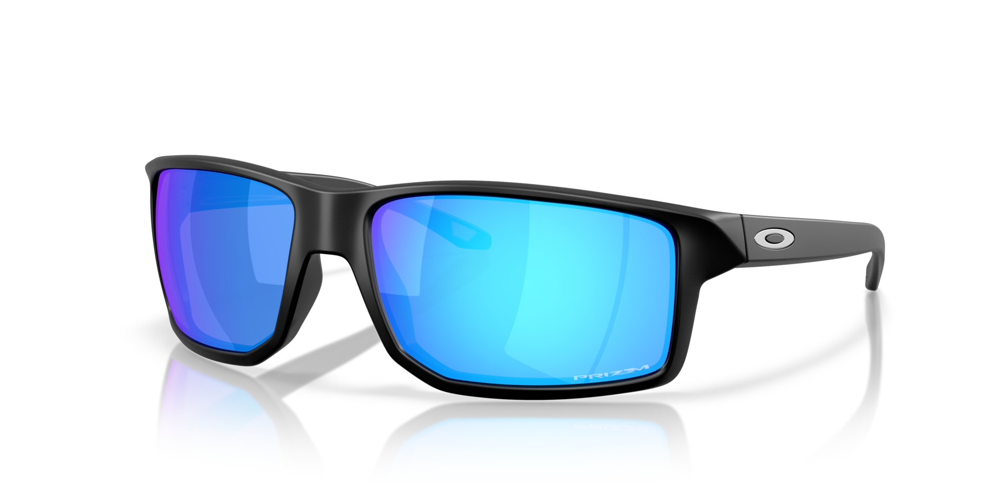 Gibston XL Matt Schwarz KunststoffSunglass Frames von B24, Dreiviertelansicht