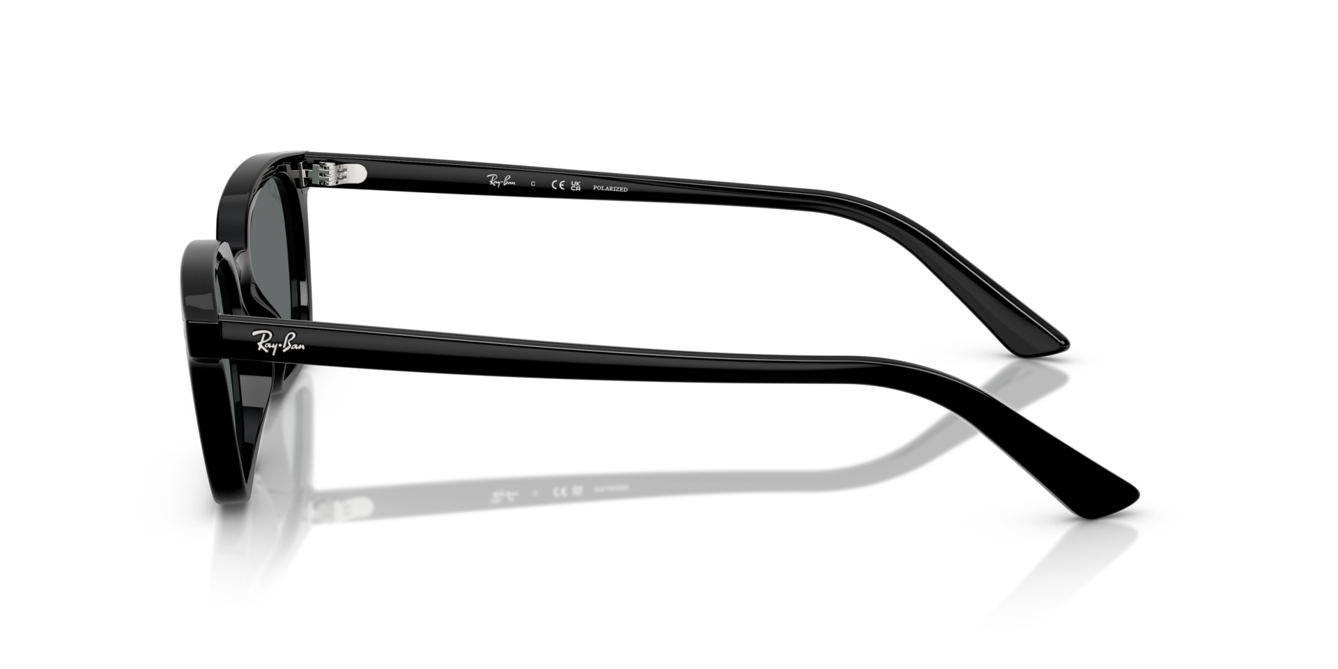 RB4456 Zwart KunststofSunglass Frames van B24, Zijaanzicht