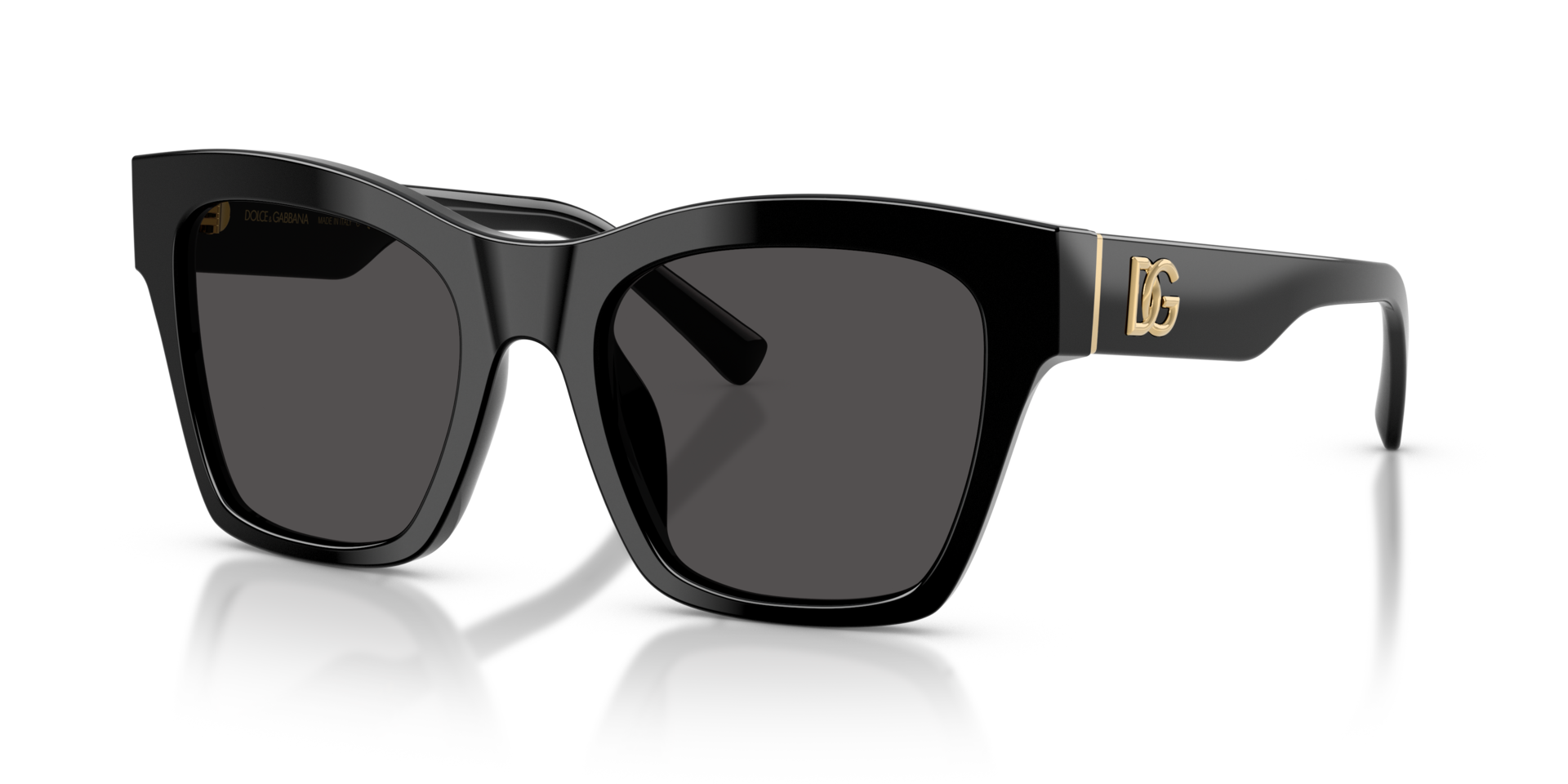 DG4512 Schwarz AcetatSunglass Frames von B24, Dreiviertelansicht