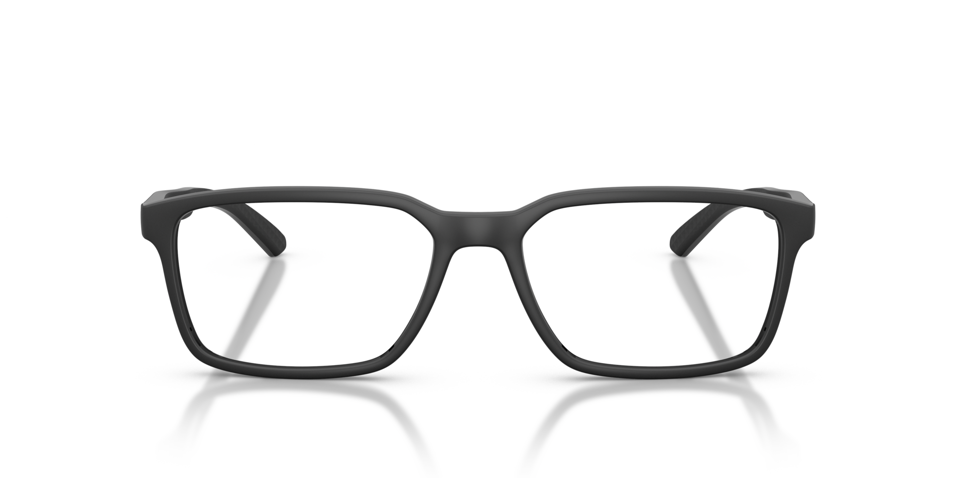 AN7293 Recycled Black Matte Inside Outside KunststofEyeglass Frames van B24, Vooraanzicht