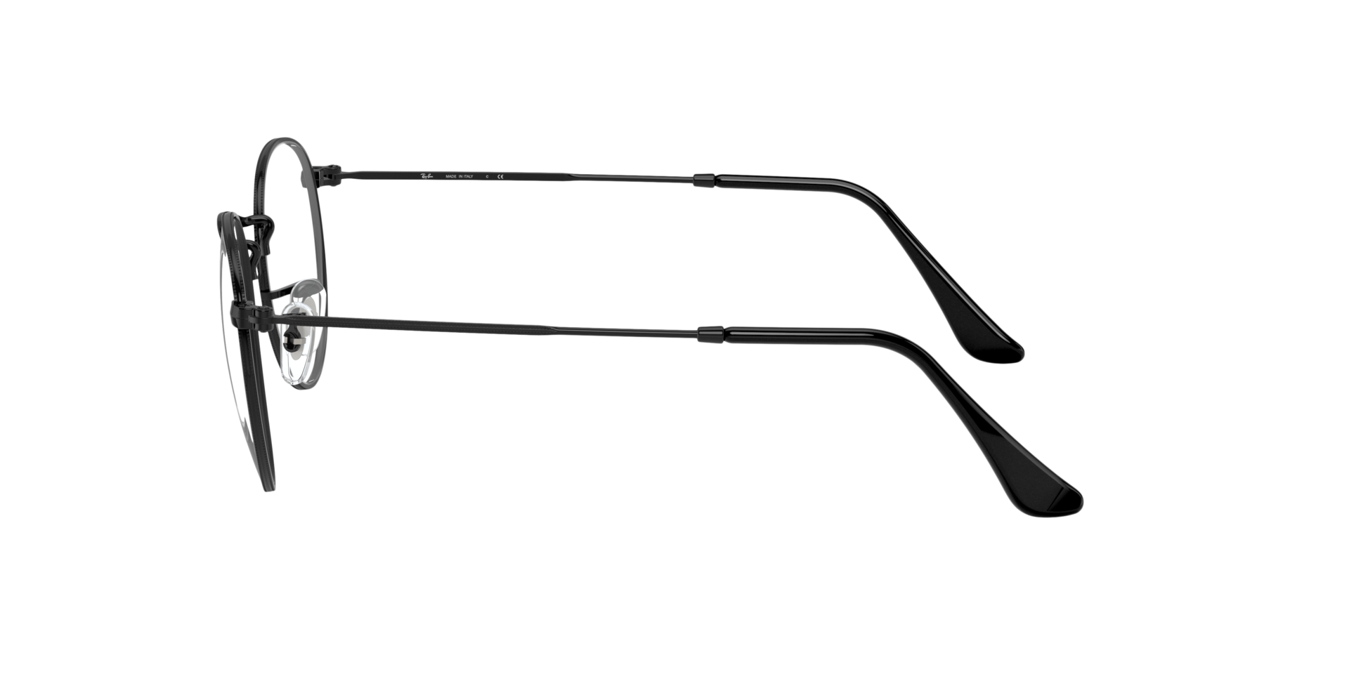 RB3447V Zwart MetaalEyeglass Frames van B24, Zijaanzicht