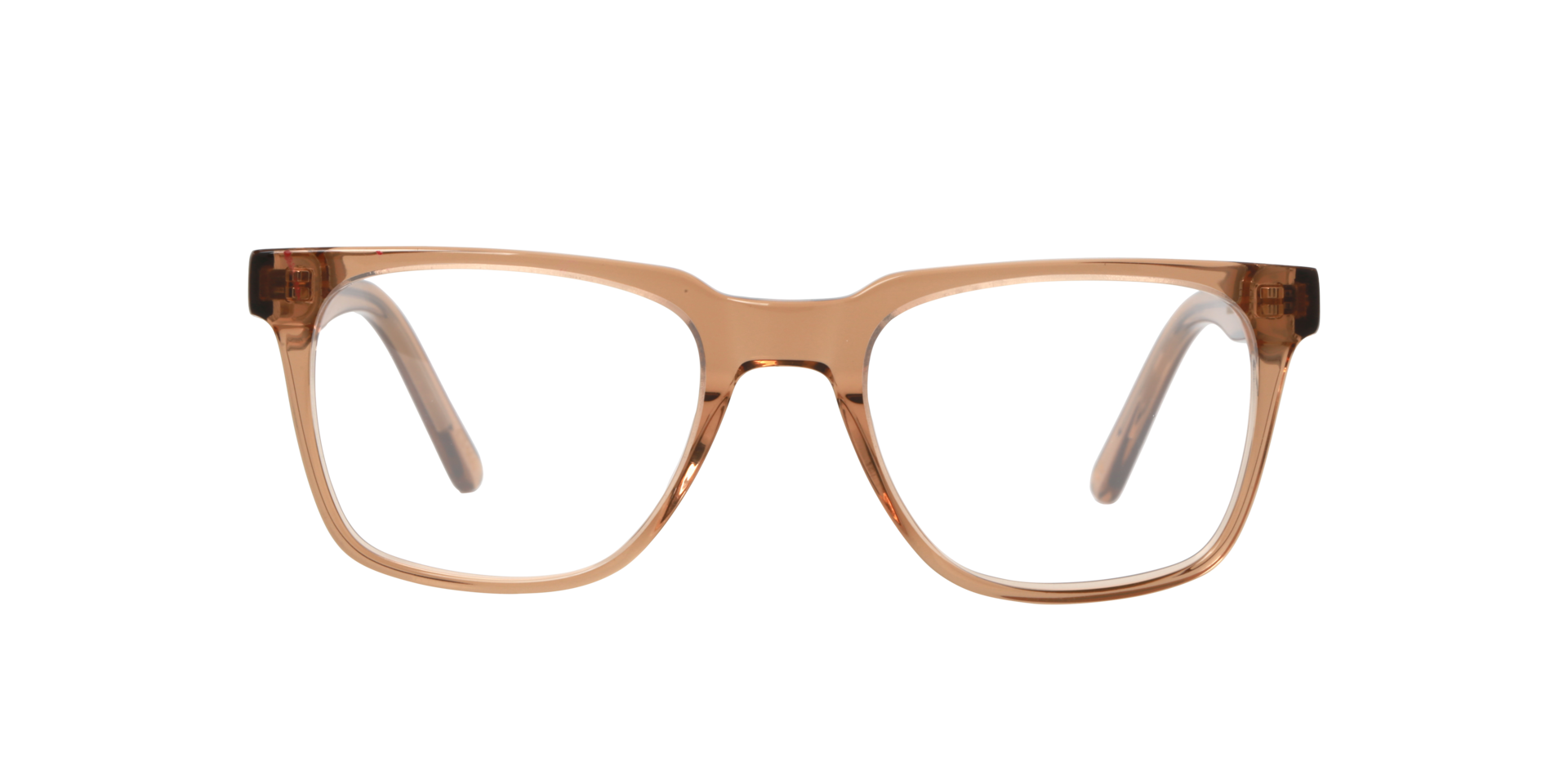 Balthazar Crystal Caramel AcetaatEyeglass Frames van B24, Vooraanzicht