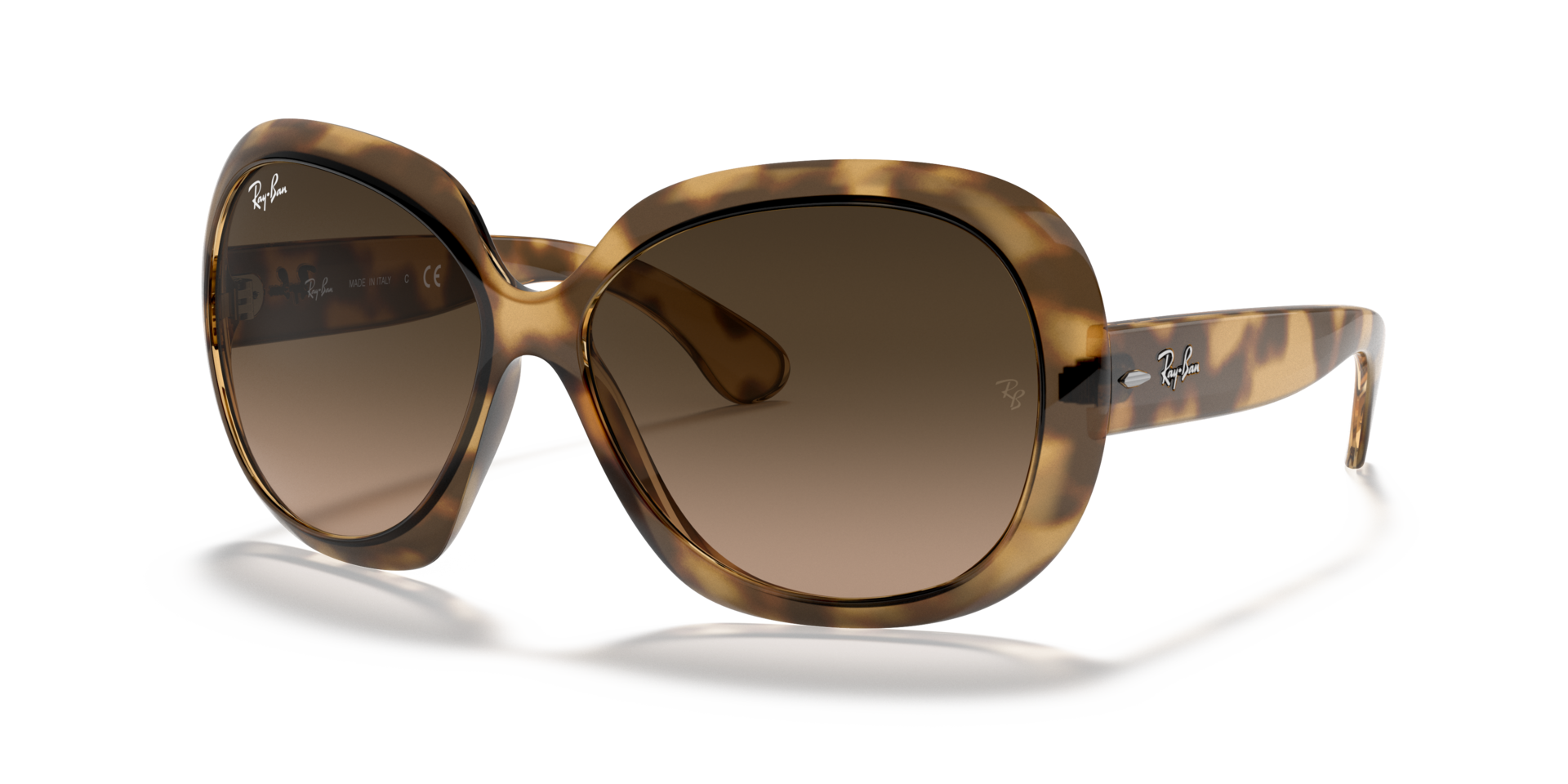 RB4098 Havana KunststoffSunglass Frames von B24, Dreiviertelansicht