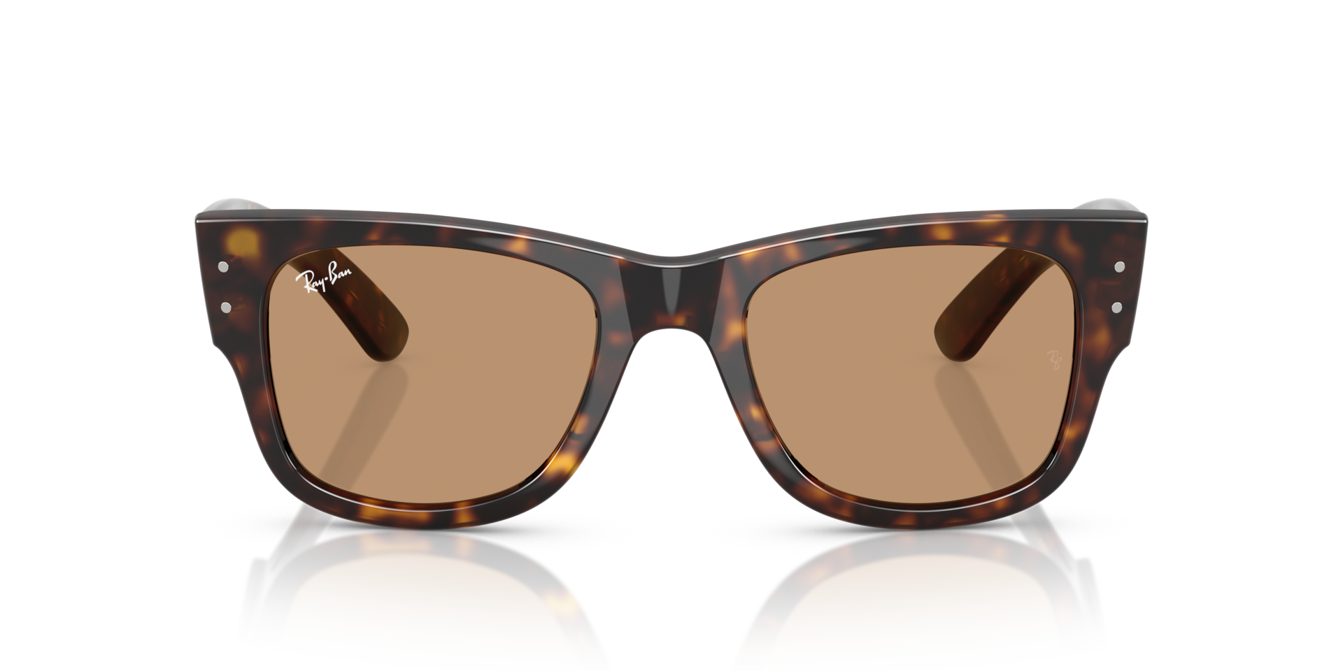 RB0840S Havana KunststofSunglass Frames van B24, Vooraanzicht