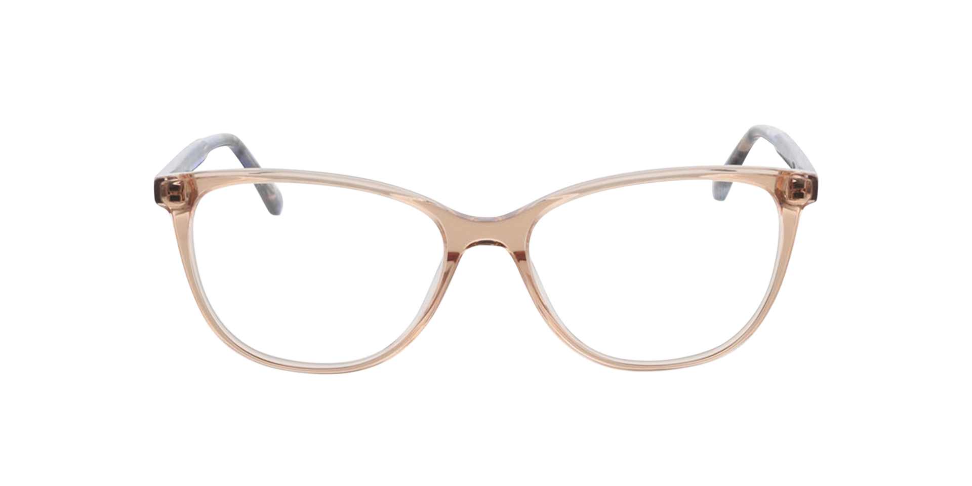 Milano Bilayer Coral  &  Crystal Purple AcetatEyeglass Frames von B24, Vorderansicht