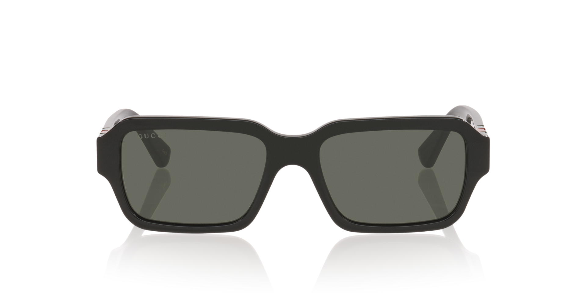 GG1887S Zwart AcetaatSunglass Frames van B24, Vooraanzicht