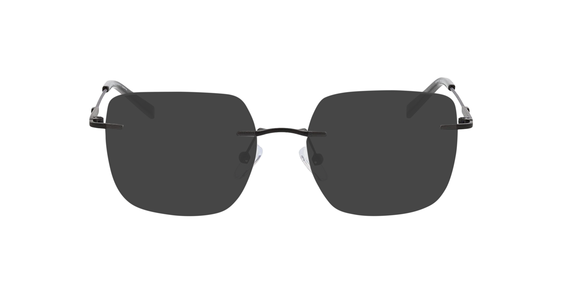 Liberty Zwart & blauw MetaalEyeglass Frames van B24, met getinte lenzen
