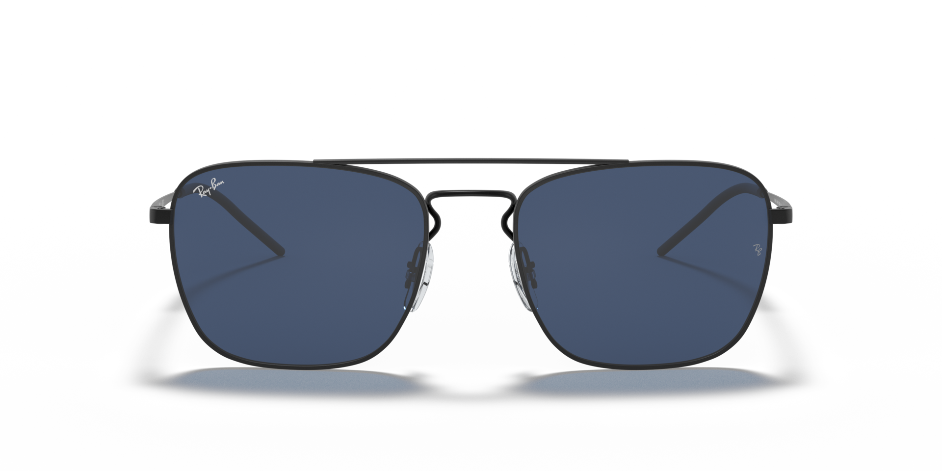 RB3588 Rubber Black MetallSunglass Frames von B24, Vorderansicht