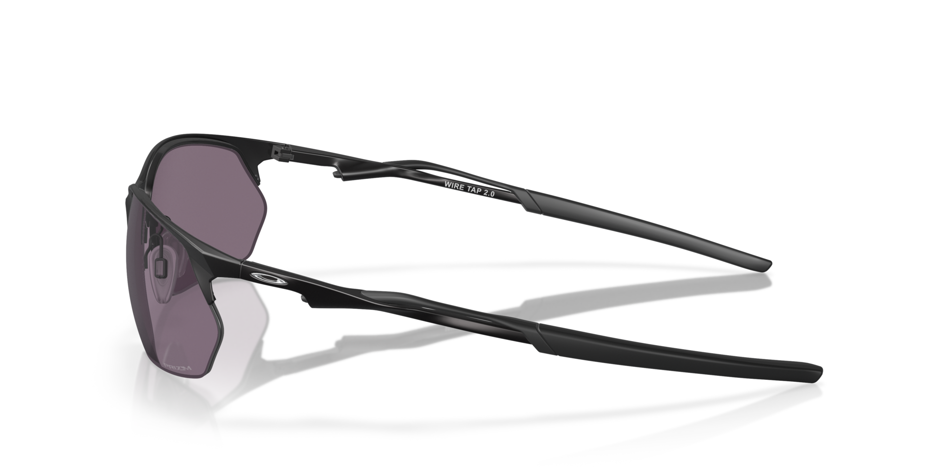 Wire Tap 2.0 Schwarz satiniert MetallSunglass Frames von B24, Seitenansicht
