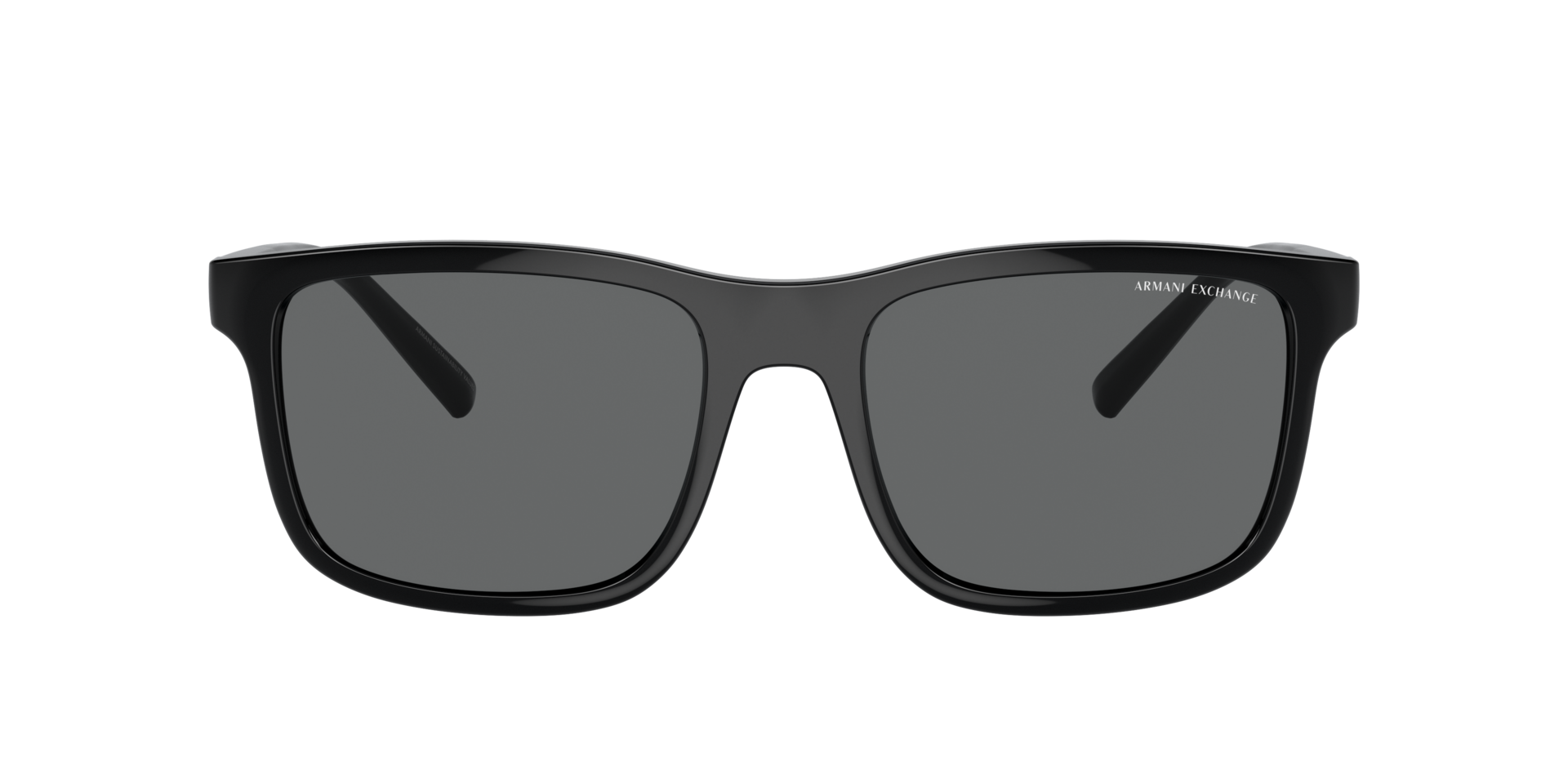 AX4145S Glanzend zwart KunststofSunglass Frames van B24, met getinte lenzen