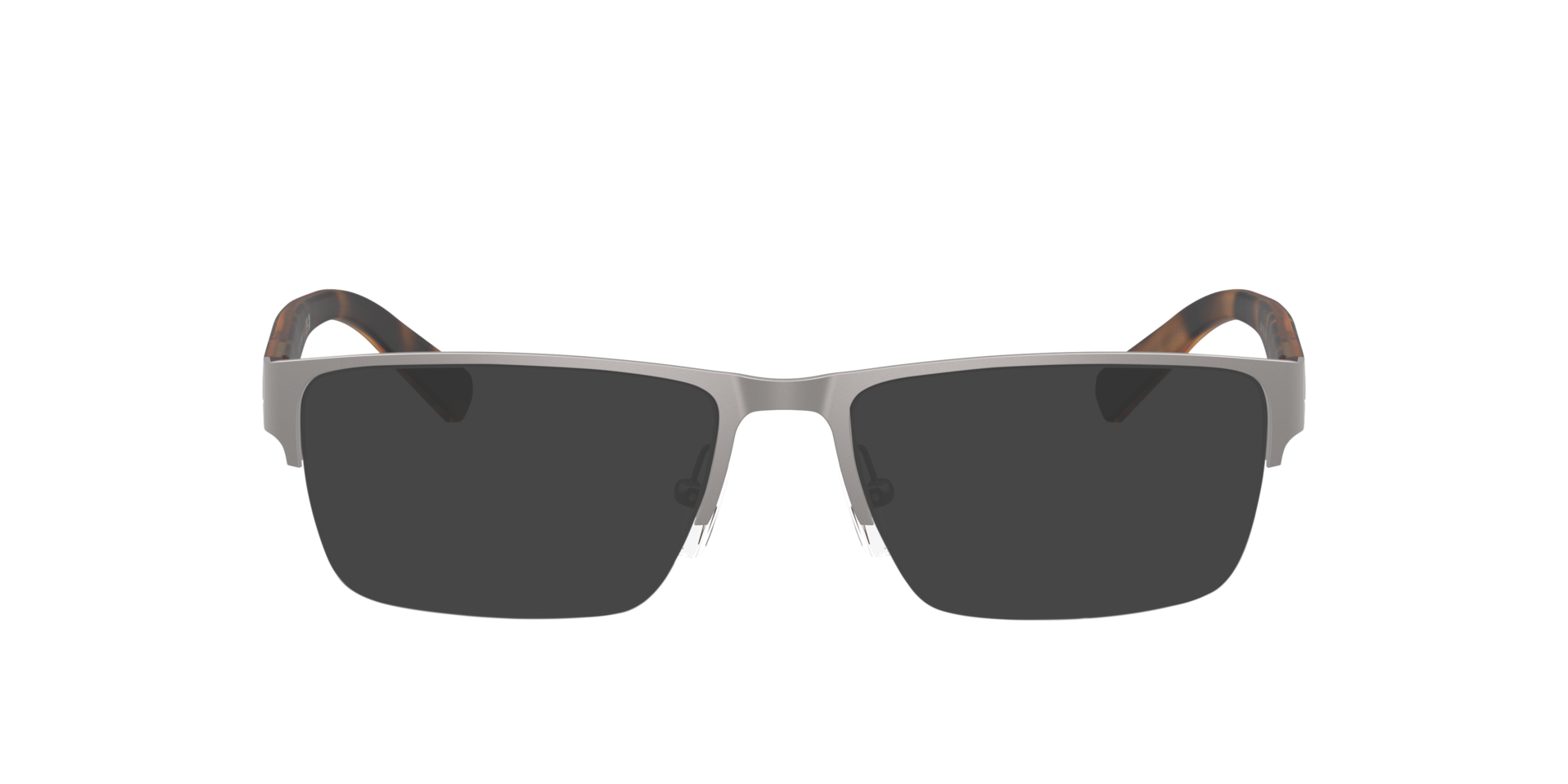 AX1018 Staalgrijs MetaalEyeglass Frames van B24, met getinte lenzen
