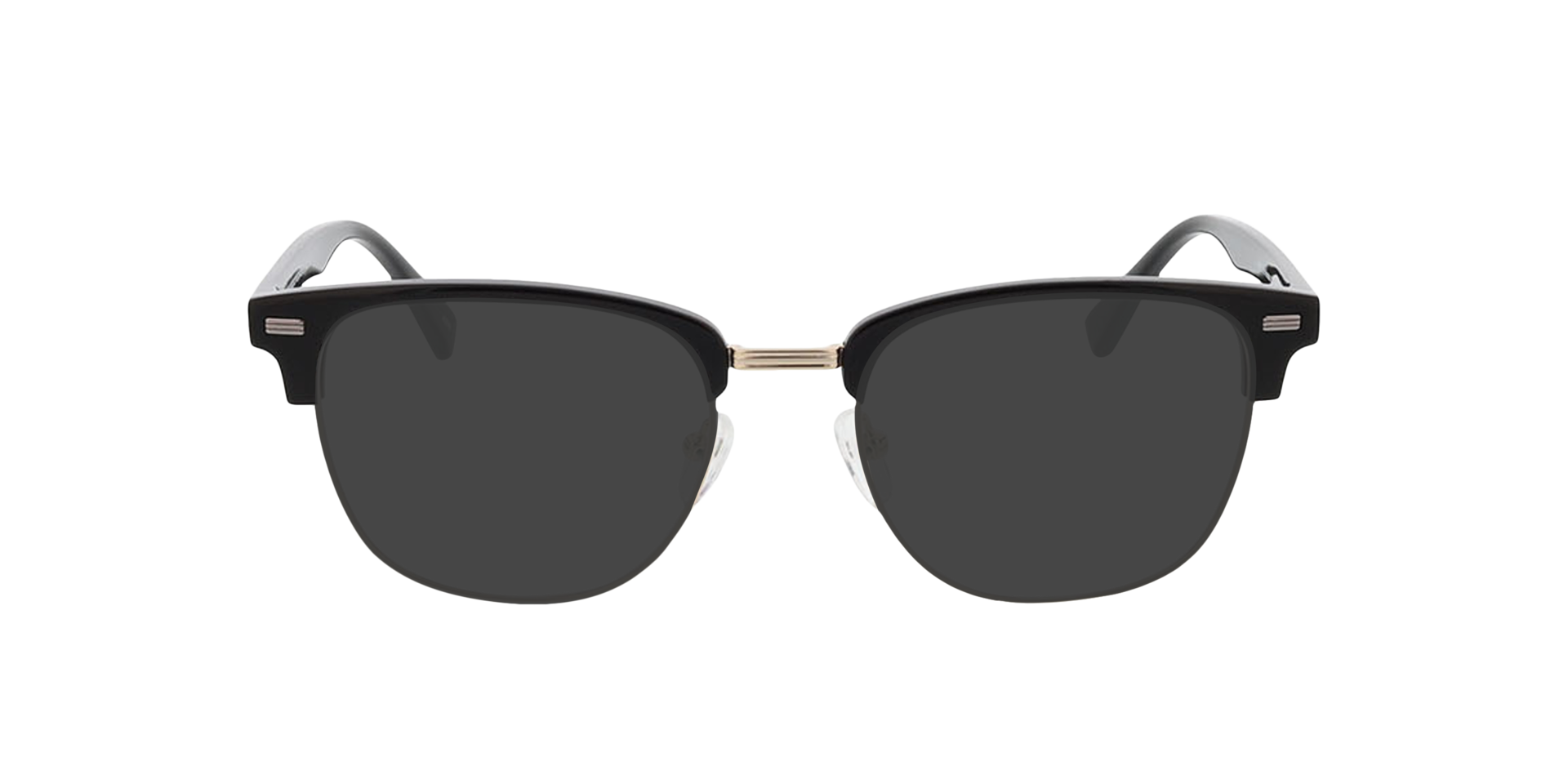 Houston Schwarz & Gold MetallEyeglass Frames von B24, mit getönten Gläsern