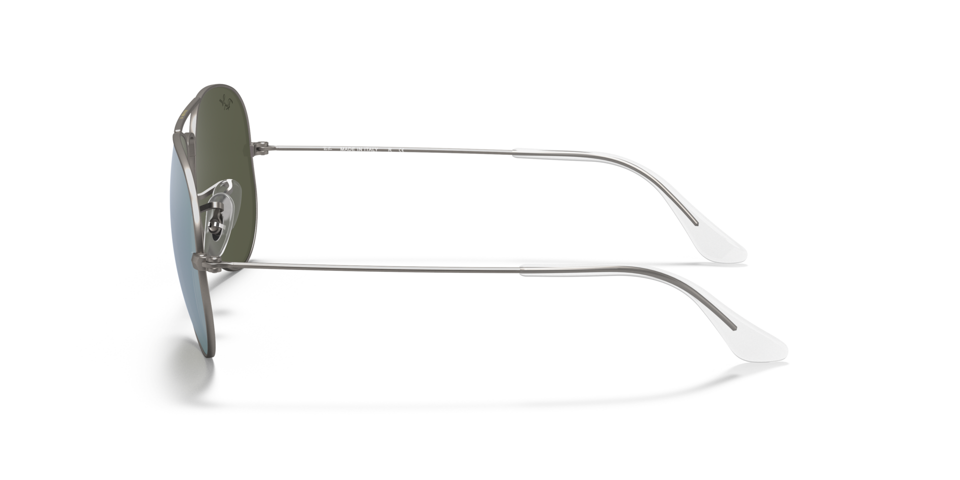 RB3025 Staalgrijs MetaalSunglass Frames van B24, Zijaanzicht