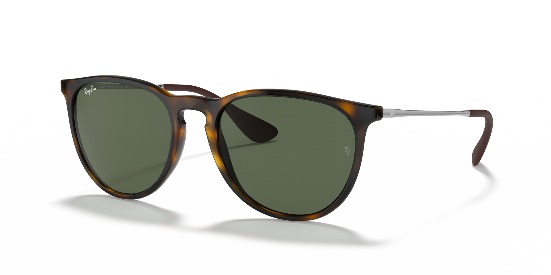 RB4171 Licht Havana KunststofSunglass Frames van B24, Hoekweergave