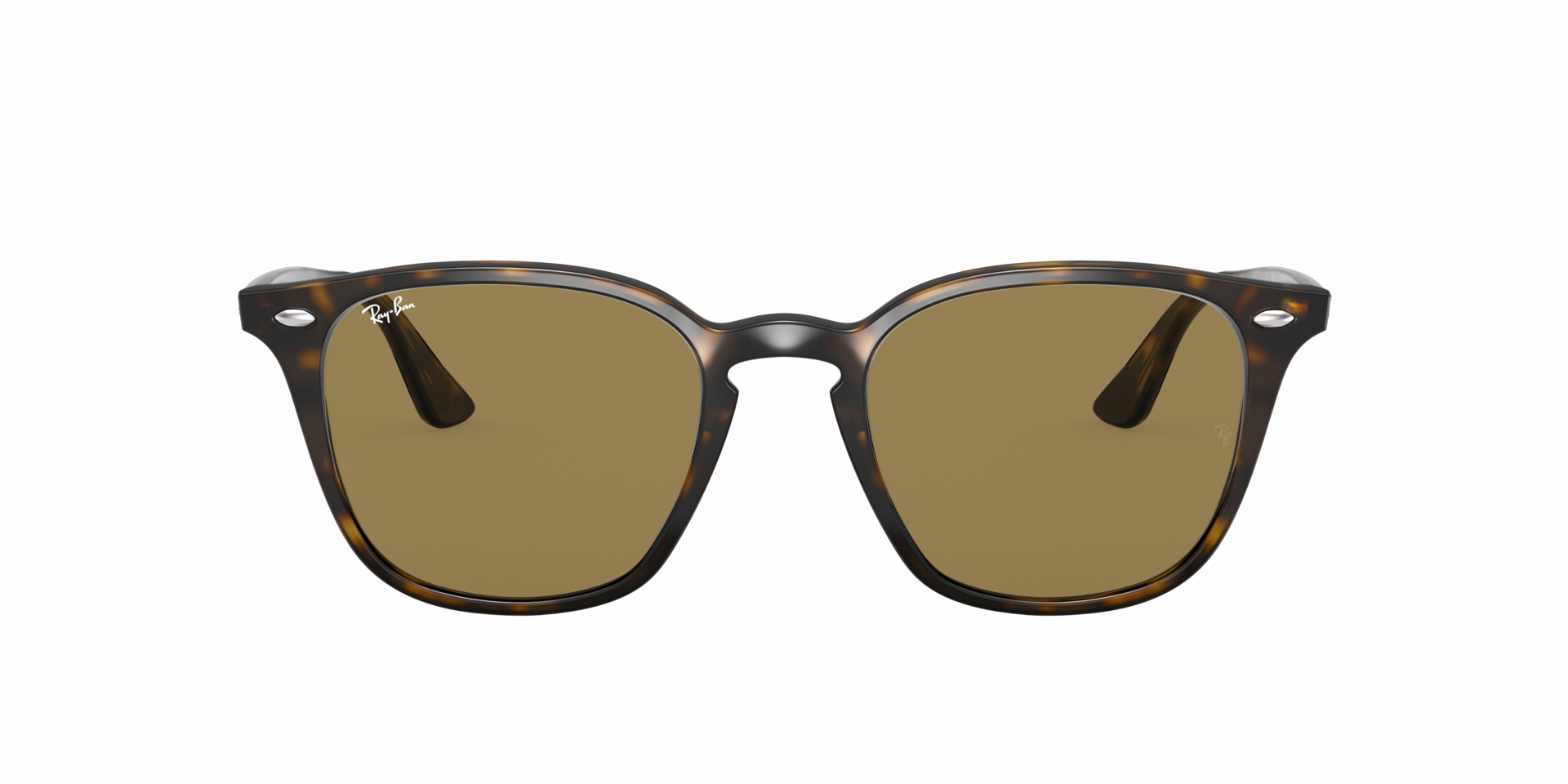 RB4258 Licht Havana KunststofSunglass Frames van B24, met getinte lenzen