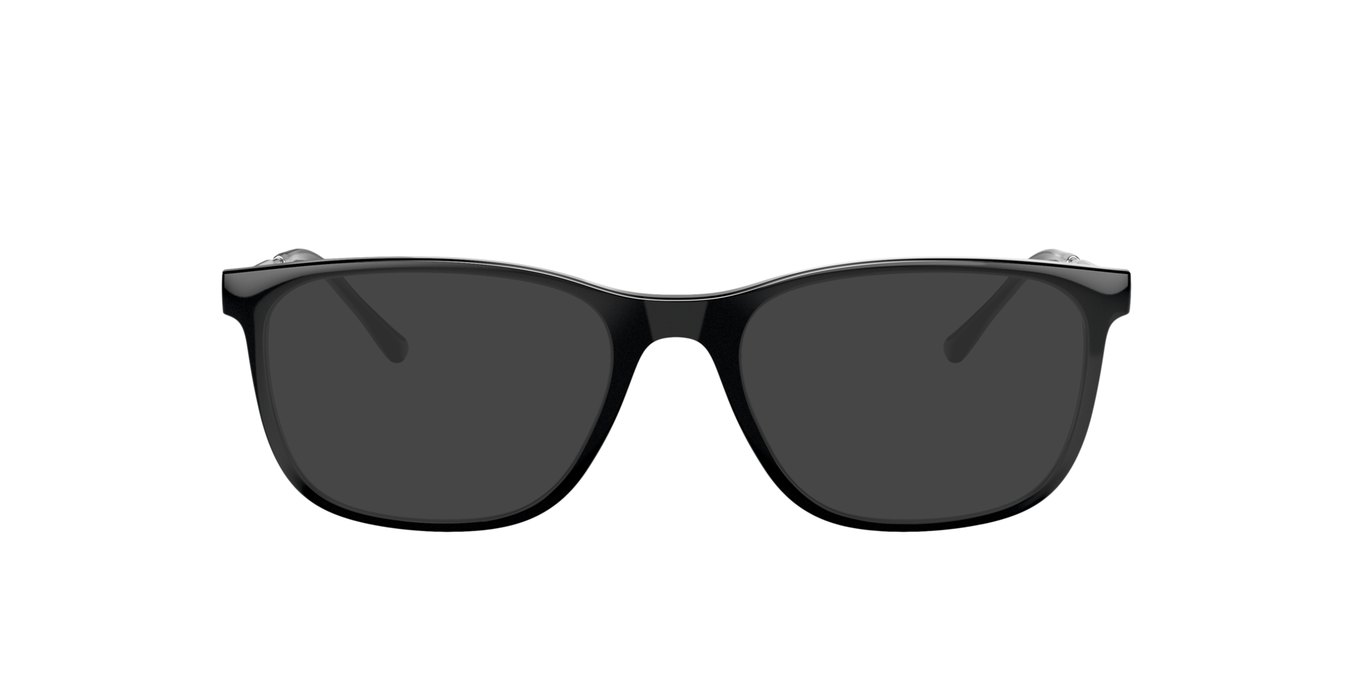 RB7244 Schwarz KunststoffEyeglass Frames von B24, mit getönten Gläsern