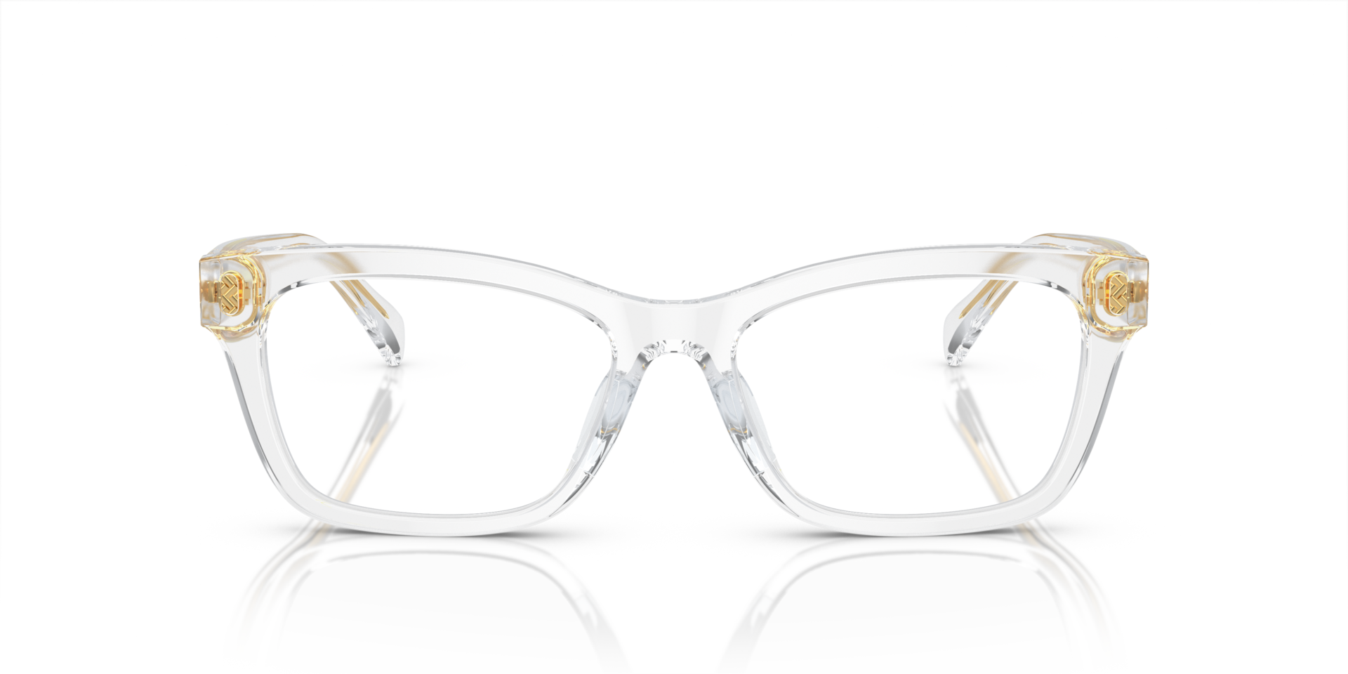 RA7154U Glanzend Kristal AcetaatEyeglass Frames van B24, Vooraanzicht