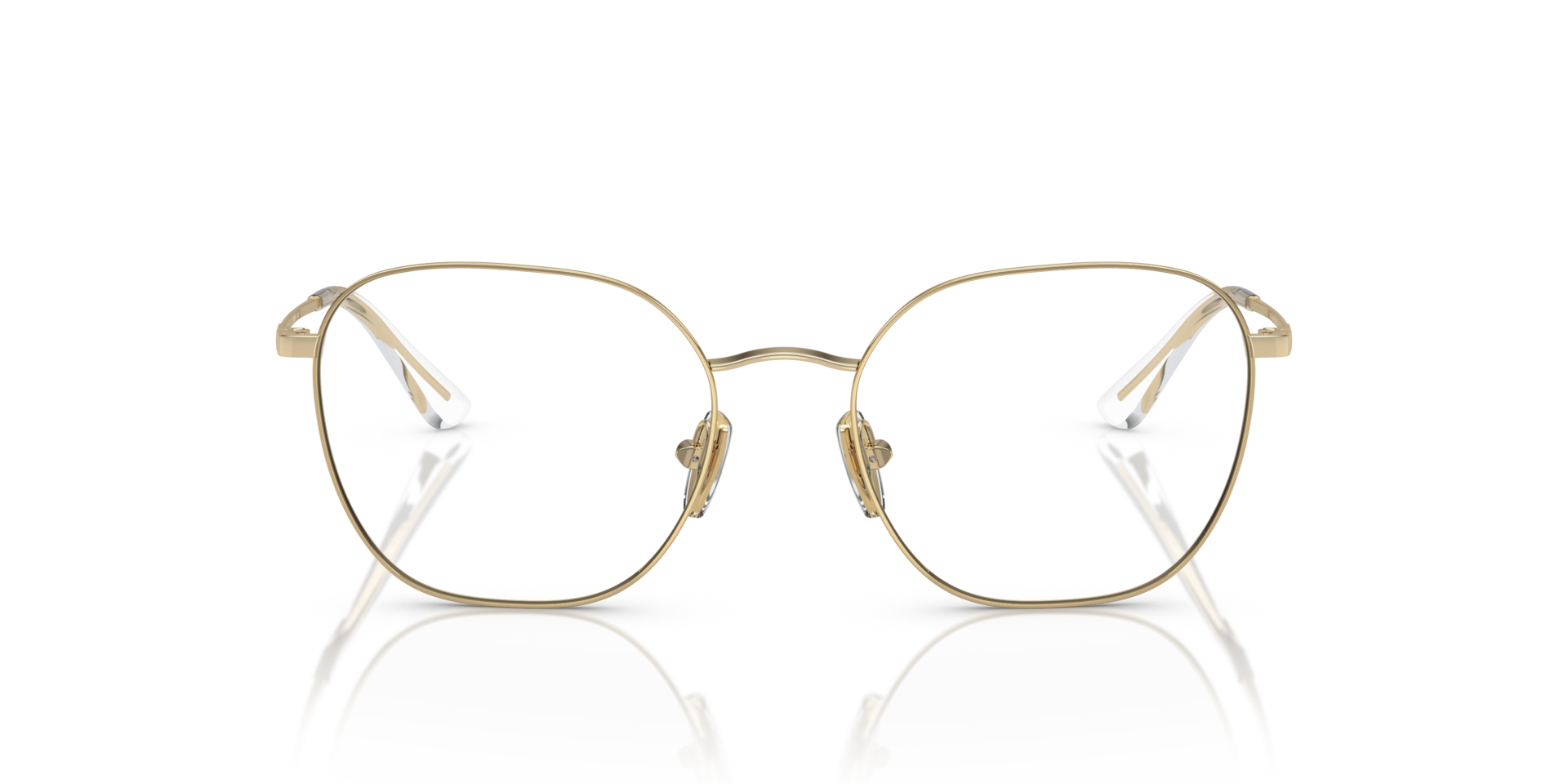 VO4178 Hellgold MetallEyeglass Frames von B24, Vorderansicht