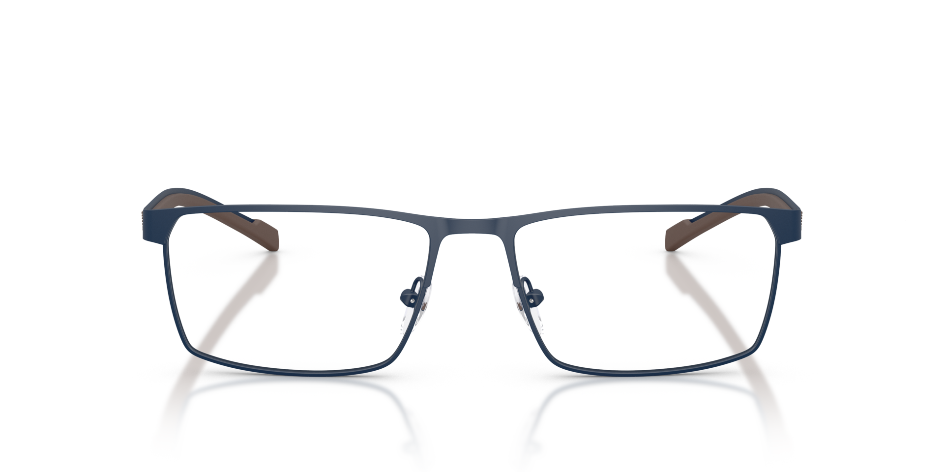 EA1190 Matt Blau MetallEyeglass Frames von B24, Vorderansicht