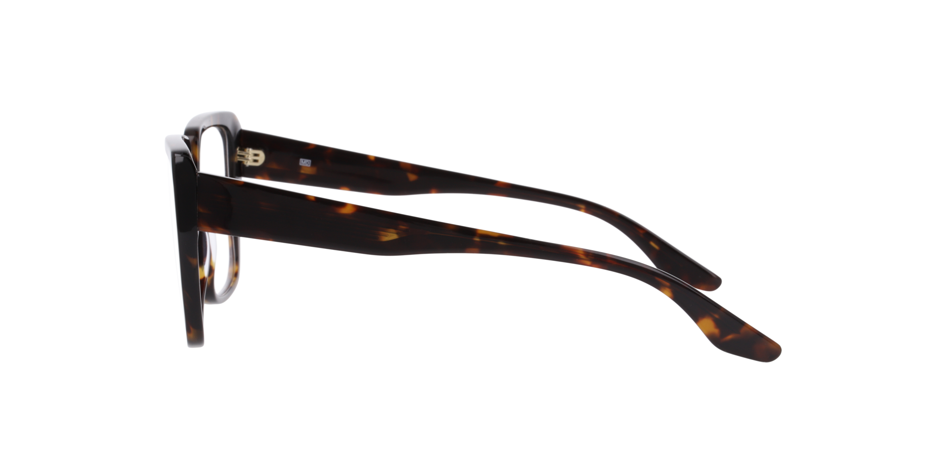 BETTY Havana AcetaatEyeglass Frames van B24, Zijaanzicht