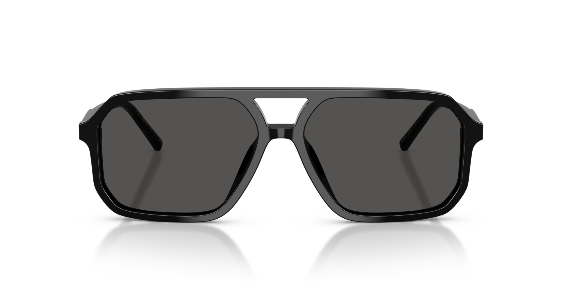 DG4541 Zwart AcetaatSunglass Frames van B24, Vooraanzicht