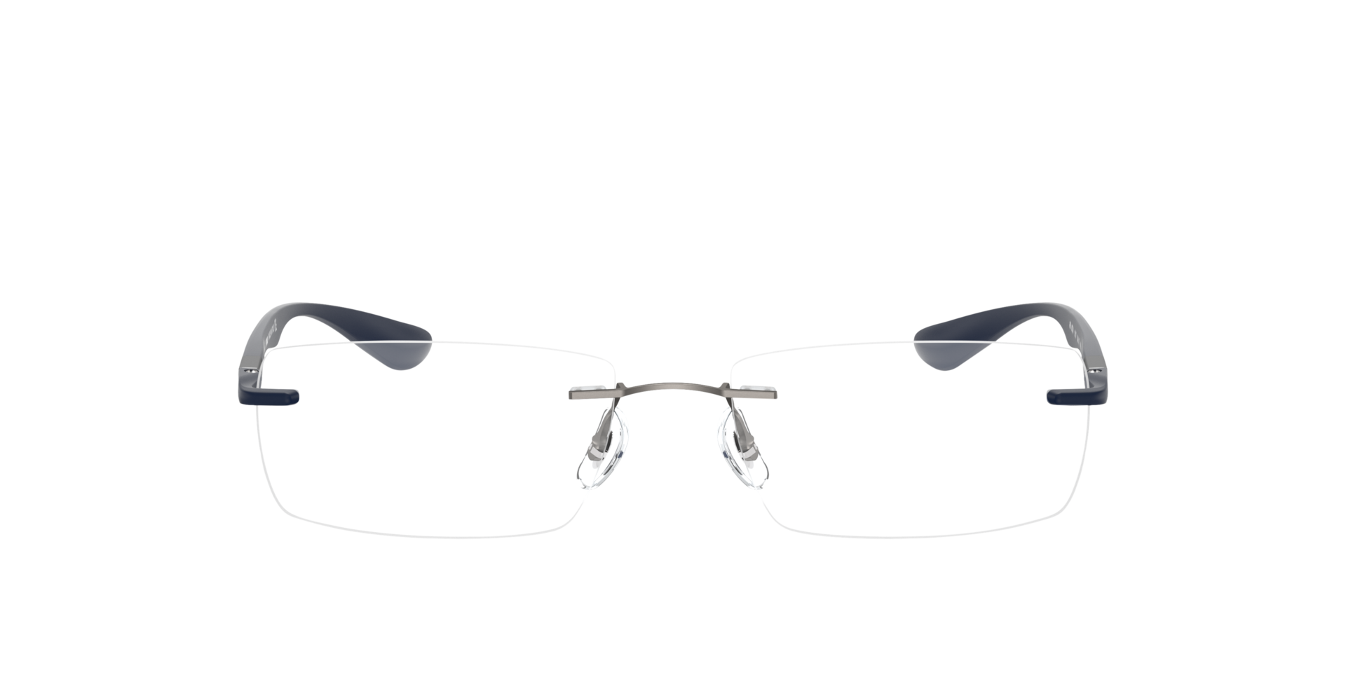 RB8724 Staalgrijs TitaanEyeglass Frames van B24, Vooraanzicht
