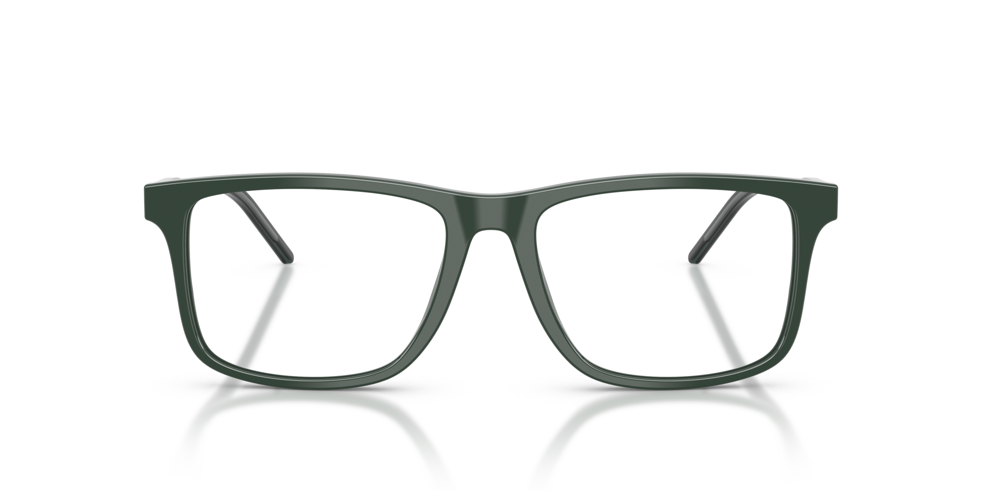 EA3257 Shiny Green AcetatEyeglass Frames von B24, Vorderansicht
