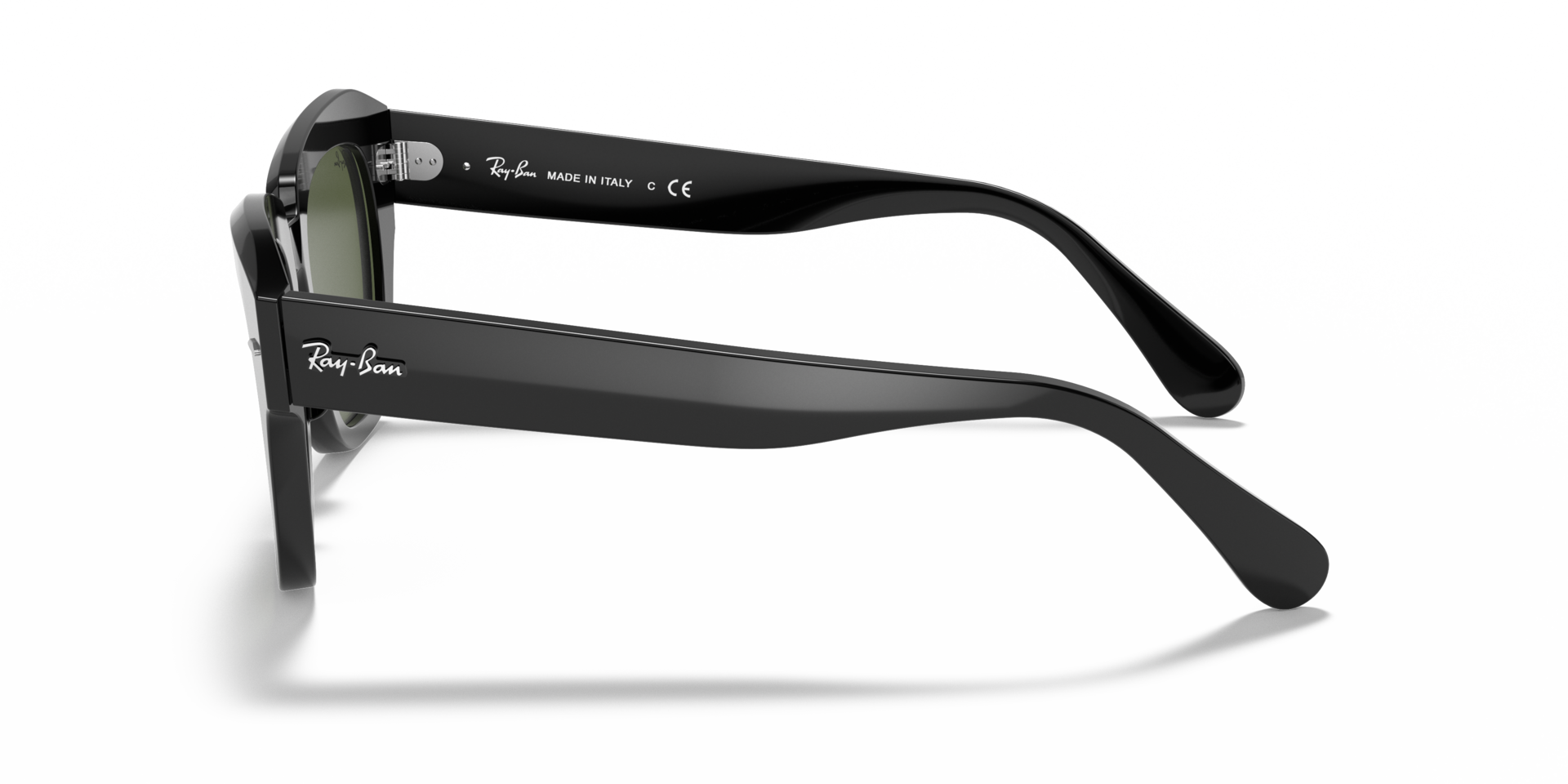 RB2186 Schwarz AcetatSunglass Frames von B24, Seitenansicht
