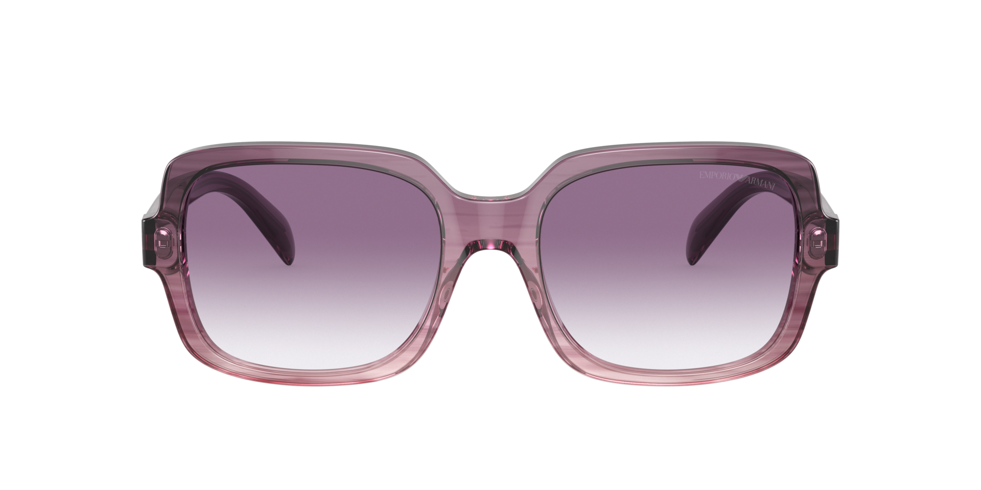 EA4195 Gradiënt Violet AcetaatSunglass Frames van B24, met getinte lenzen