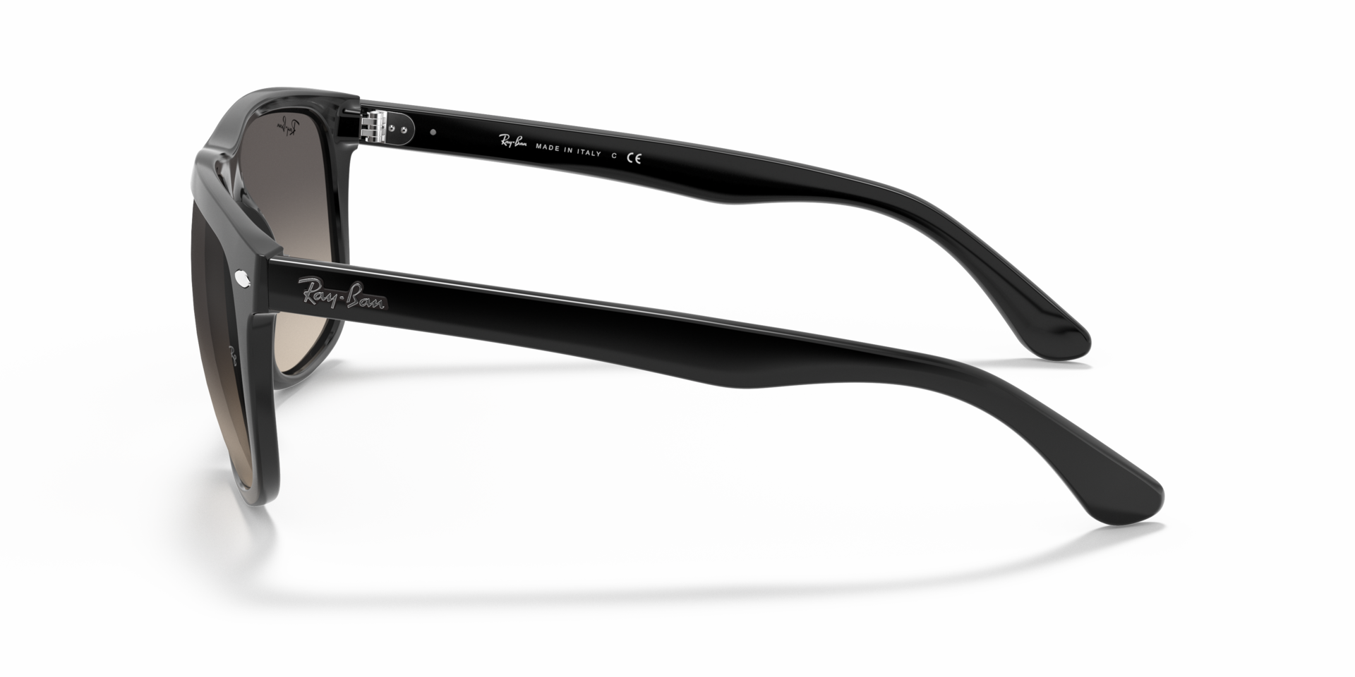 RB4147 Zwart KunststofSunglass Frames van B24, Zijaanzicht