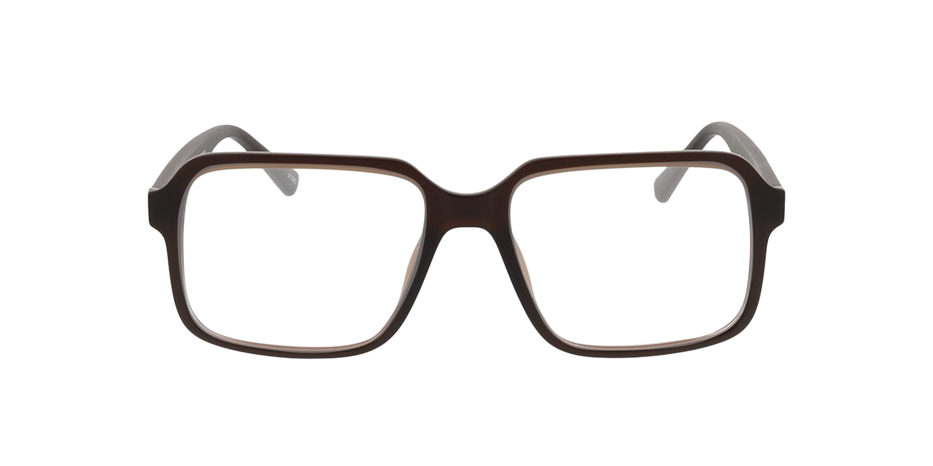 Trenton Matbruin KunststofEyeglass Frames van B24, Vooraanzicht