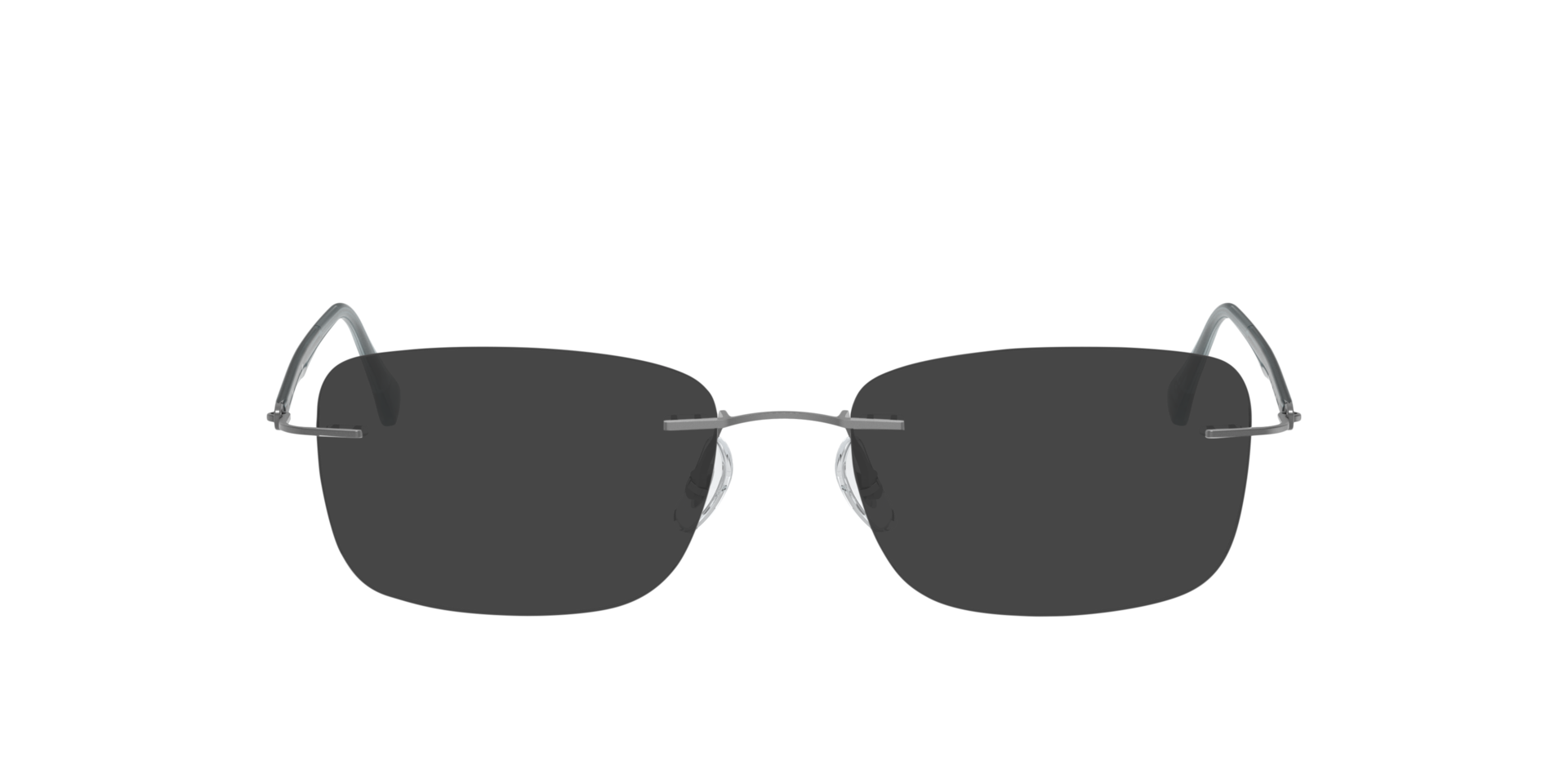 RB8725 Staalgrijs TitaanEyeglass Frames van B24, met getinte lenzen