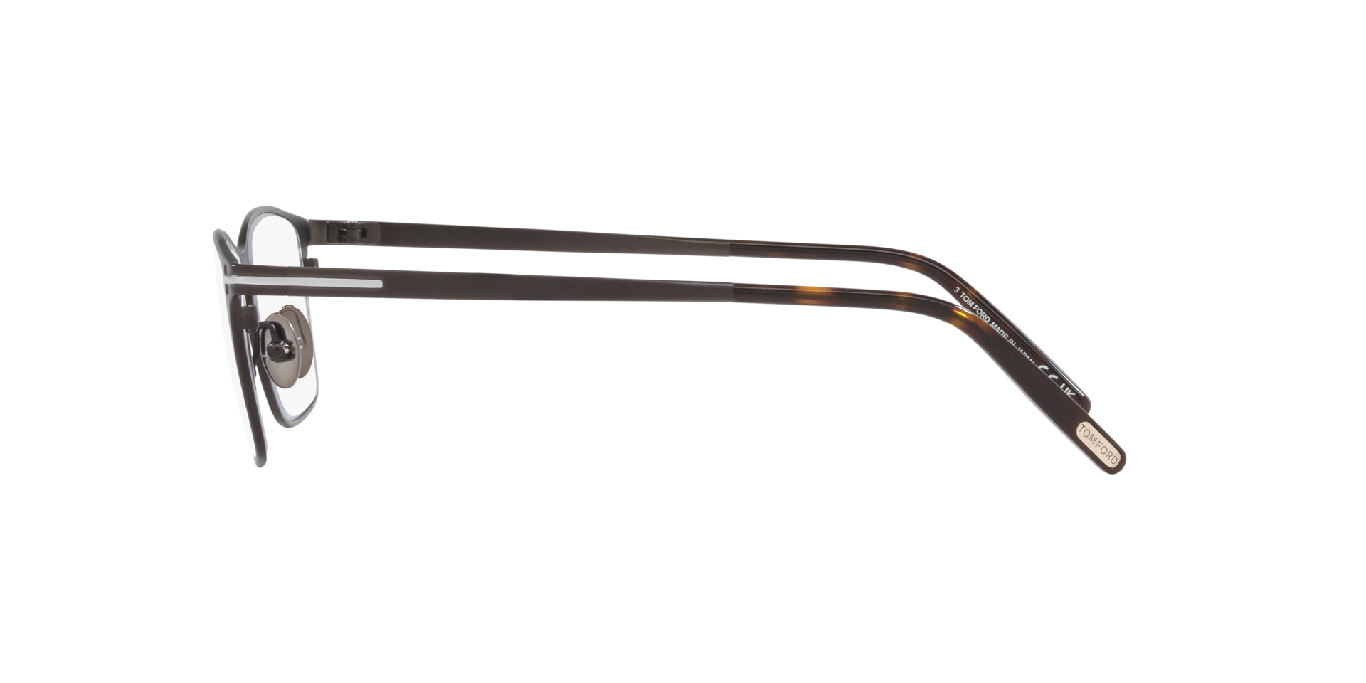 FT5935-B Gunmetal Matte TitanEyeglass Frames von B24, Seitenansicht