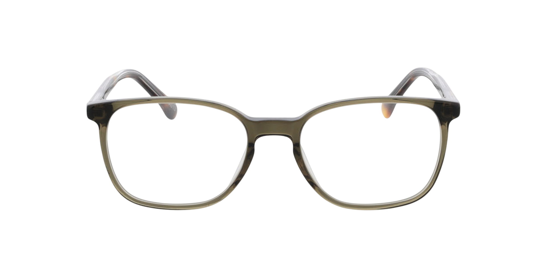 Kensington Groen  &  tweelaags Havana kristal AcetaatEyeglass Frames van B24, Vooraanzicht