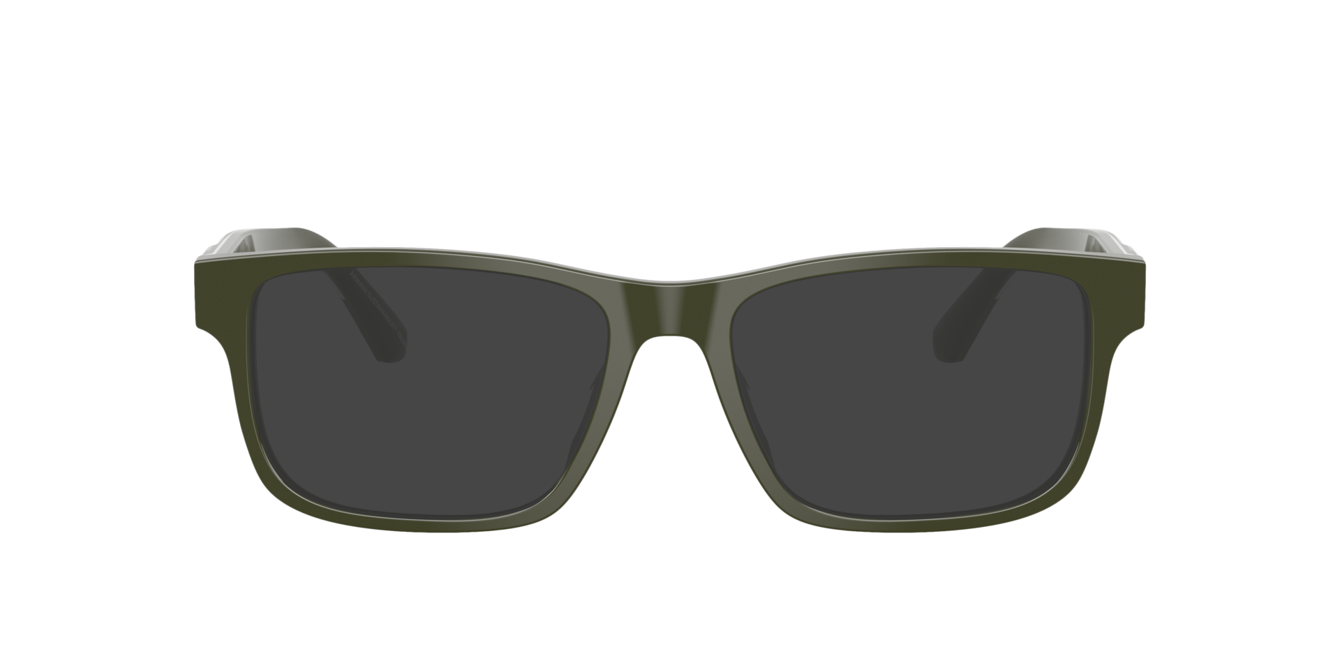 EA3265U Shiny Green AcetaatEyeglass Frames van B24, met getinte lenzen