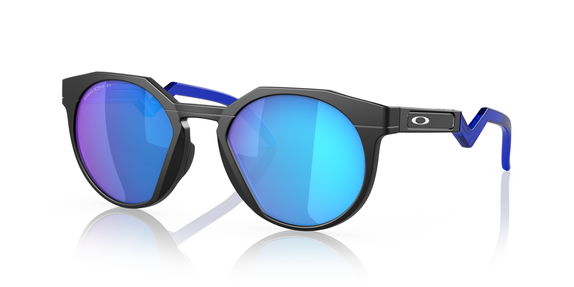 HSTN Matt Schwarz KunststoffEyeglass Frames von B24, Dreiviertelansicht