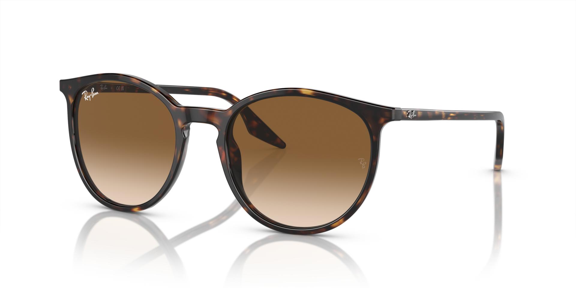 RB2204 Havana AcetatSunglass Frames von B24, Dreiviertelansicht