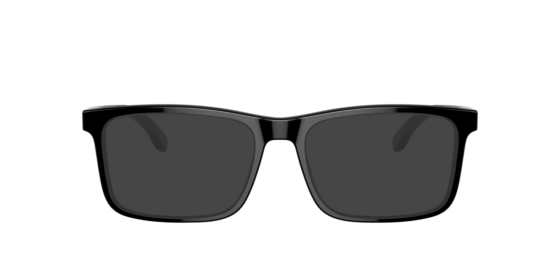 Glanzend zwart/bovenkant kristal EA3227 -  Acetate Zonnebrillen