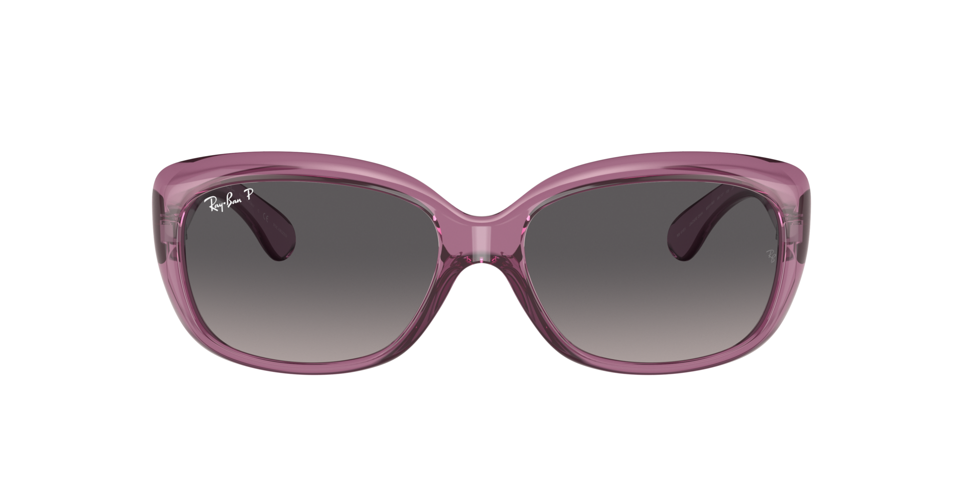 RB4101 Transparant violet KunststofSunglass Frames van B24, met getinte lenzen