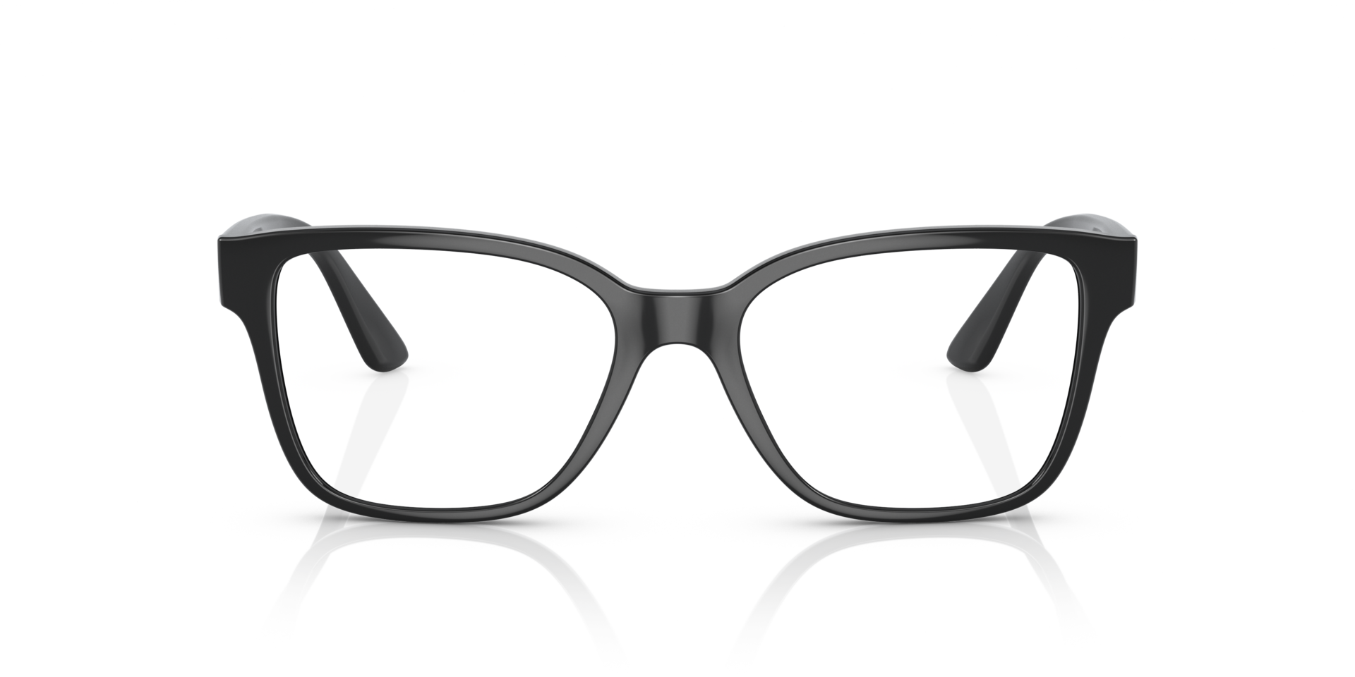 VO5452 Zwart KunststofEyeglass Frames van B24, Vooraanzicht