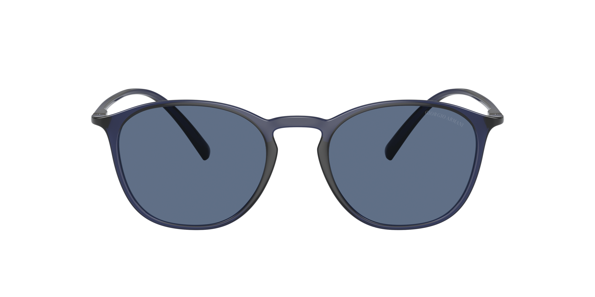 AR8186U Transparant blauw KunststofSunglass Frames van B24, met getinte lenzen