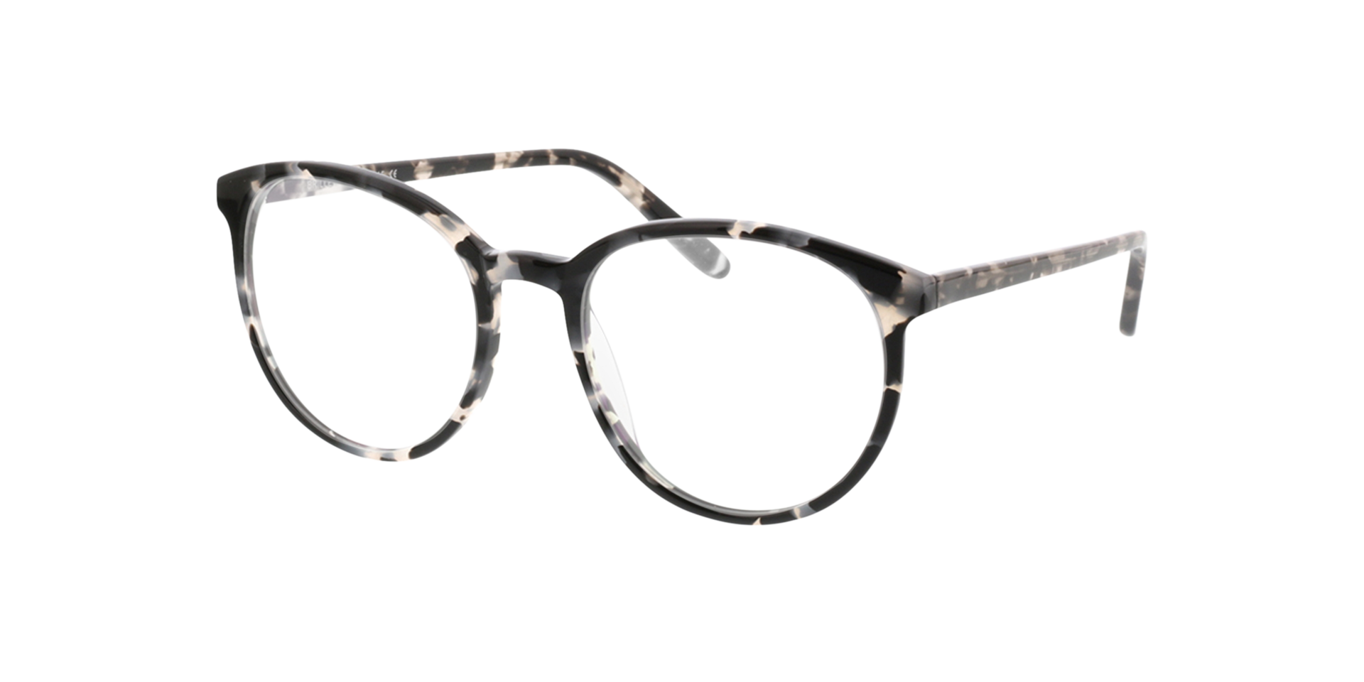 New York Gevlekt grijs AcetaatEyeglass Frames van B24, Hoekweergave