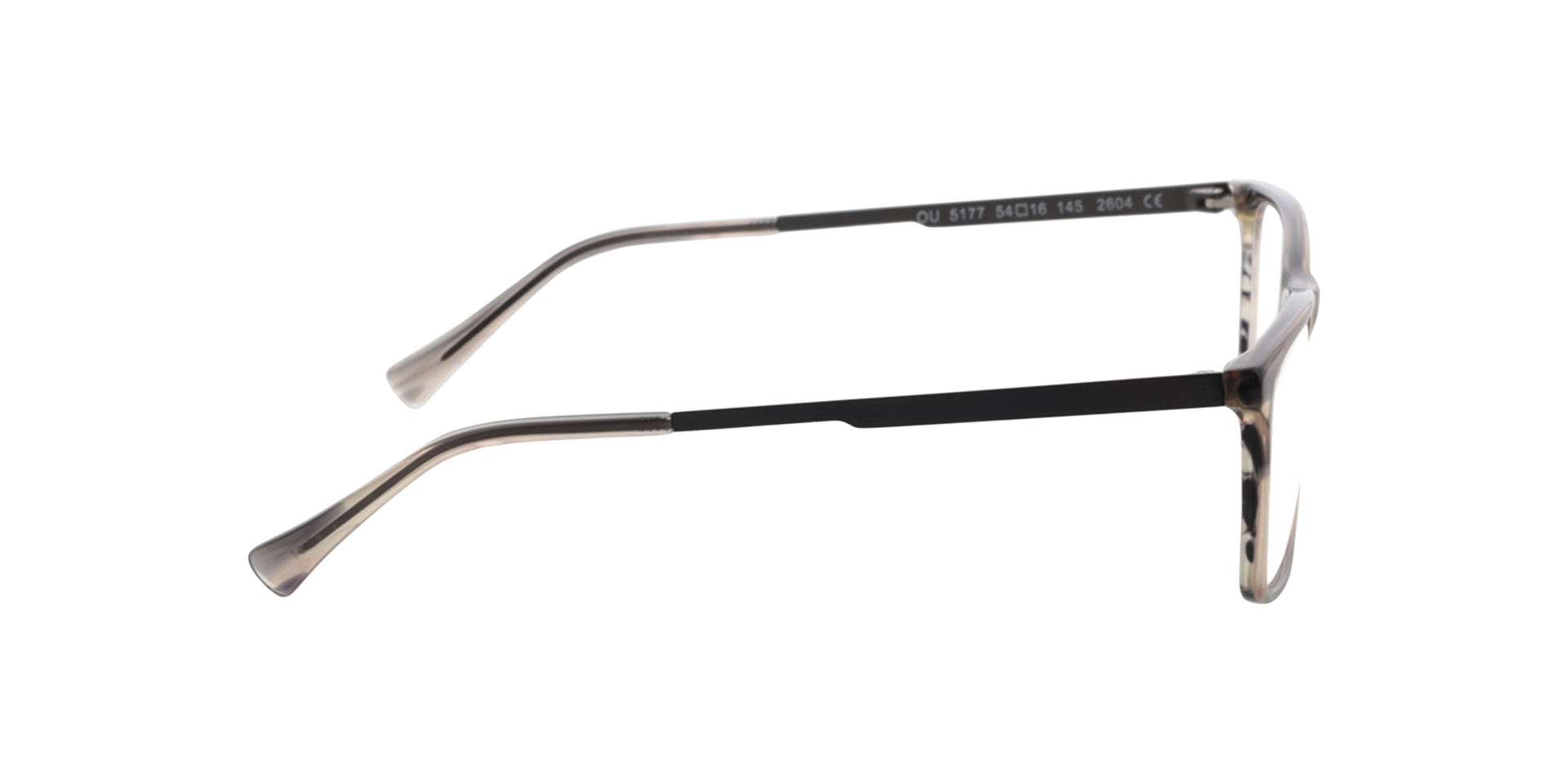 Aaron Grey Horn  &  Matt Gun AcetatEyeglass Frames von B24, Seitenansicht