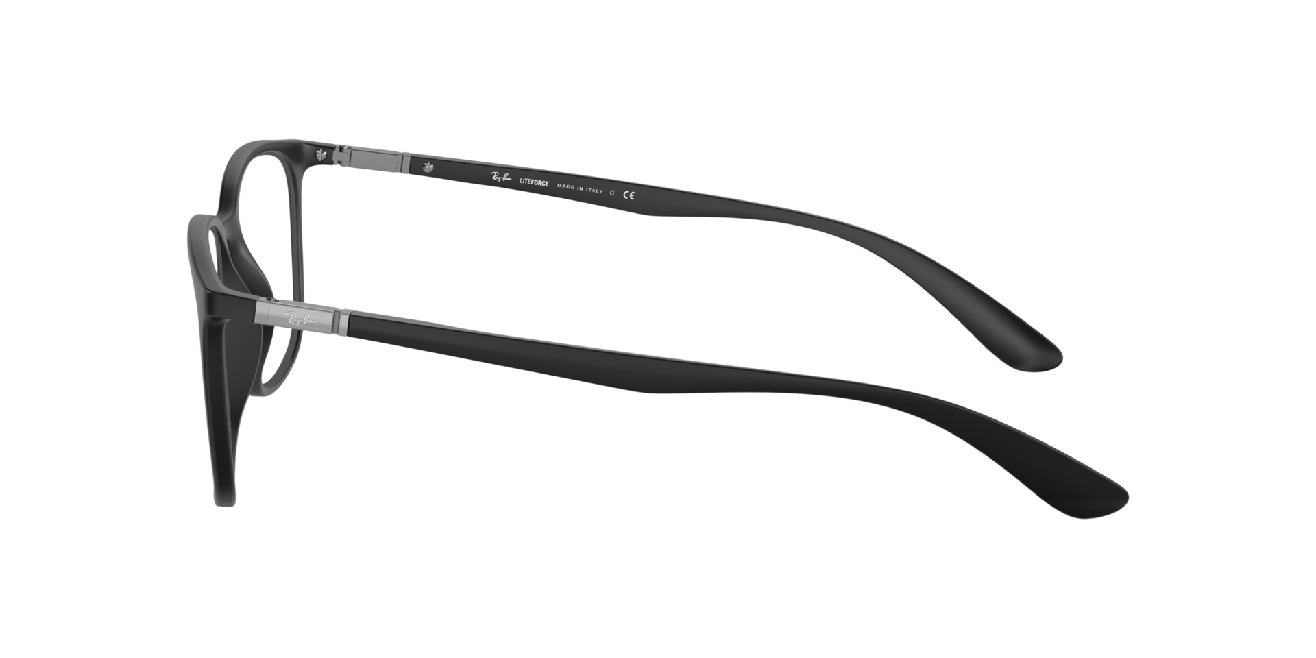 RB7199 Zwart KunststofEyeglass Frames van B24, Zijaanzicht